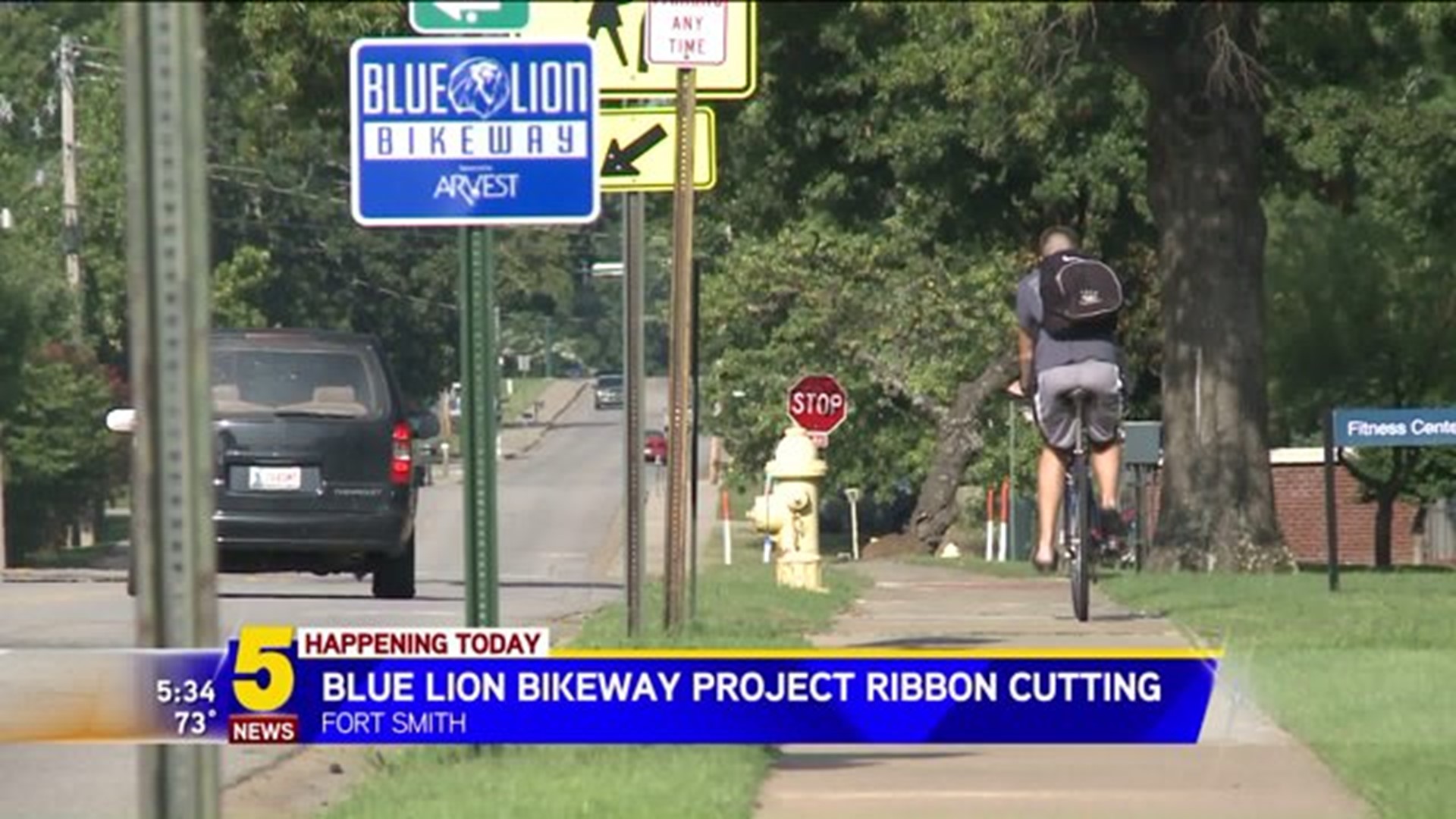 Blue Lion Bikeway Opens To Make Bicycle Commute Safer For UAFS Students