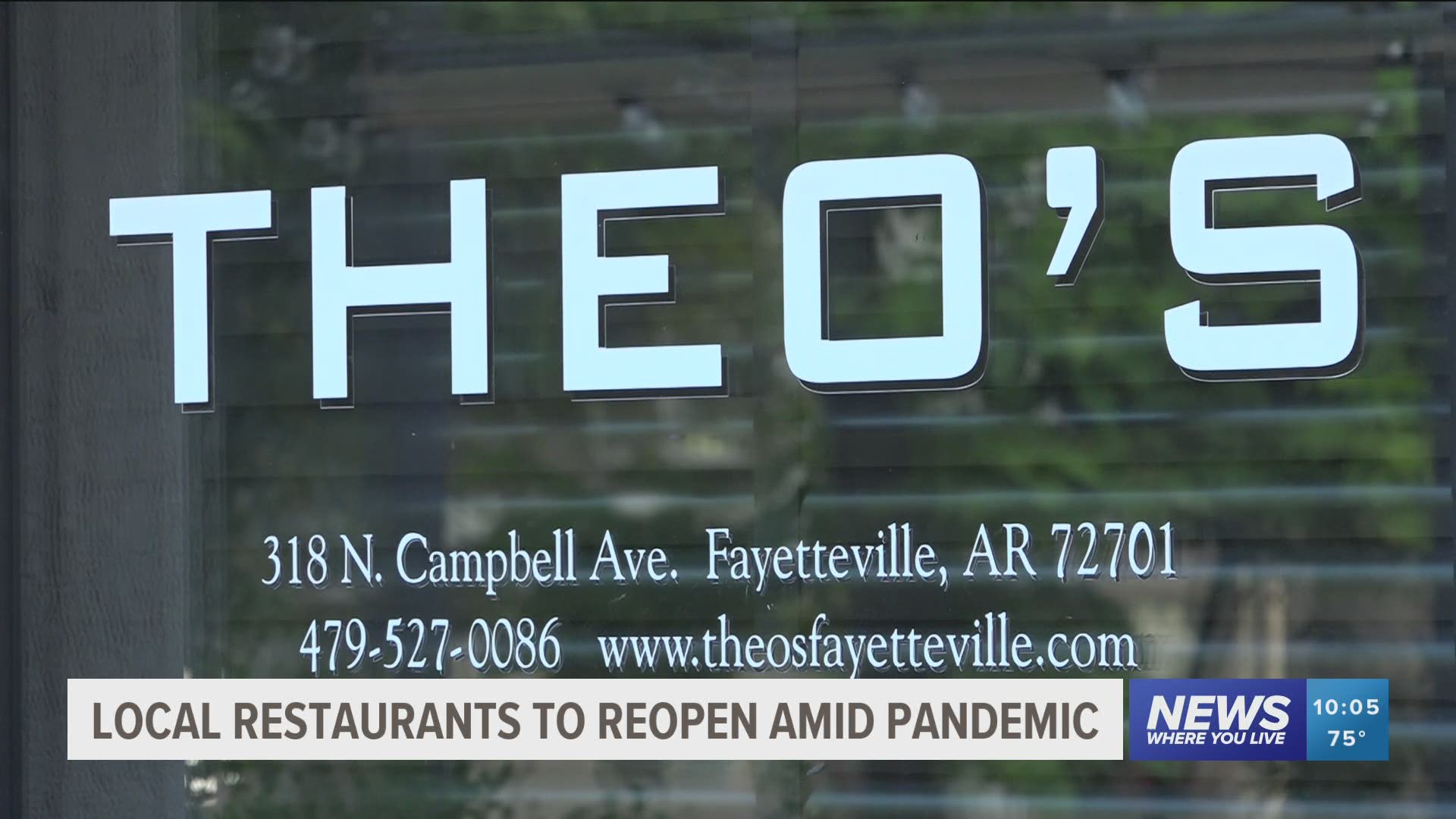 Local restaurants to reopen amid pandemic.