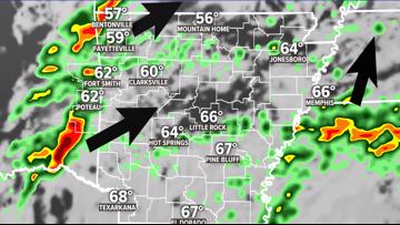 Arkansas severe weather: Will there be hail or tornadoes tonight?