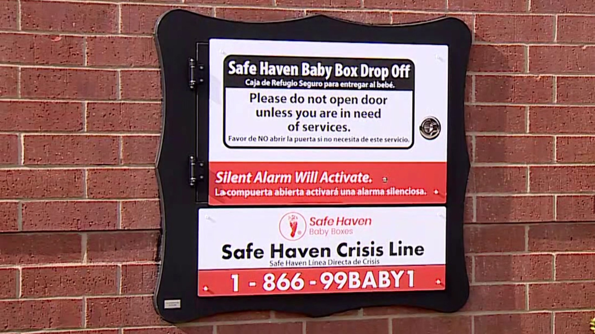 A safe haven box is a device provided under Arkansas’s state safe haven law, allowing a mother in crisis to surrender her newborn instead of abandoning it.