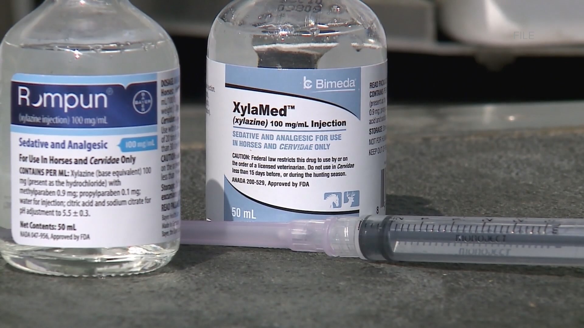 A new warning from the U.S. Drug Enforcement Administration advises against the dangers of fentanyl mixed with xylazine, a sedative drug used by veterinarians.