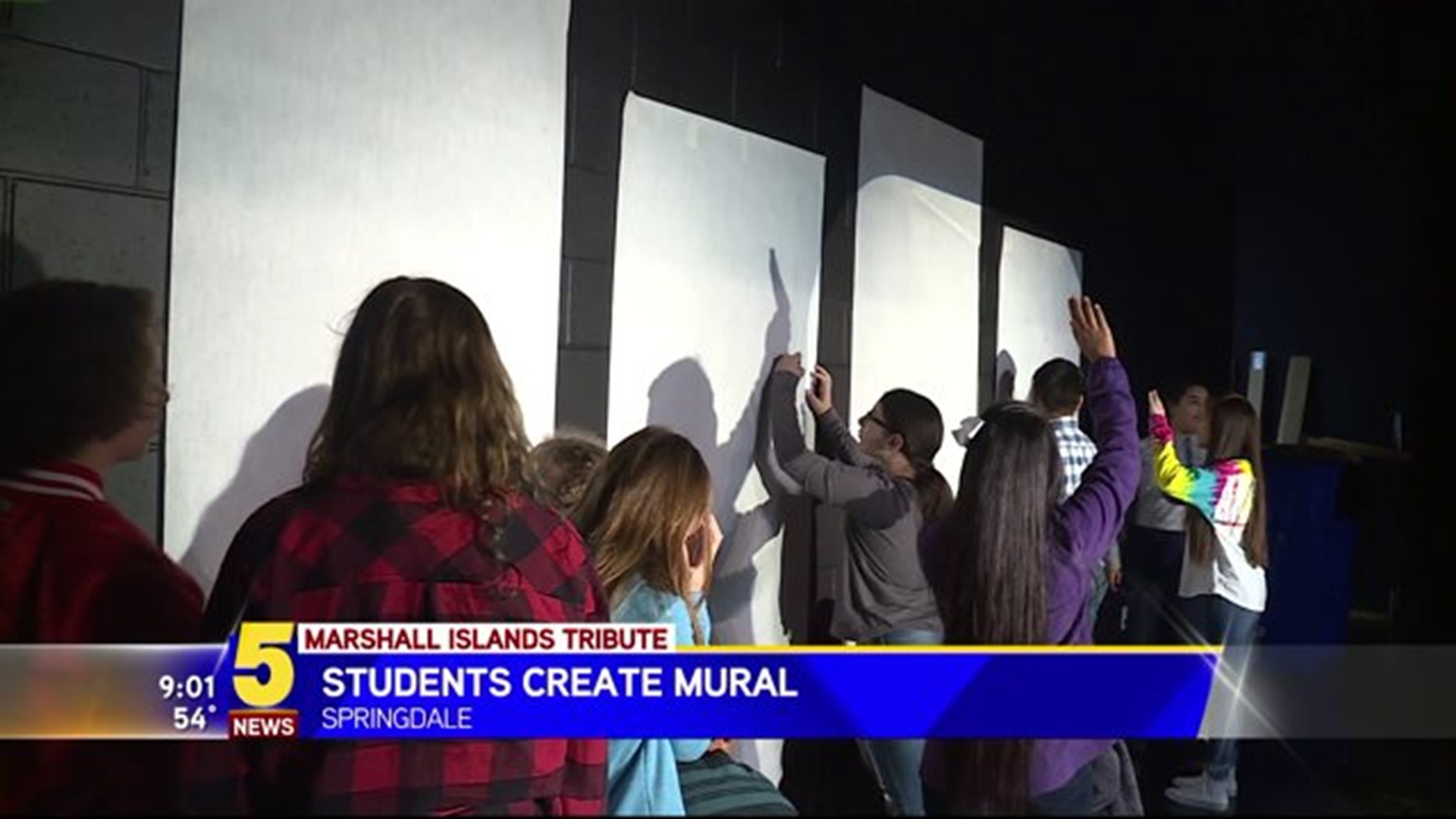 Students Create Tribute To Marshall Islands