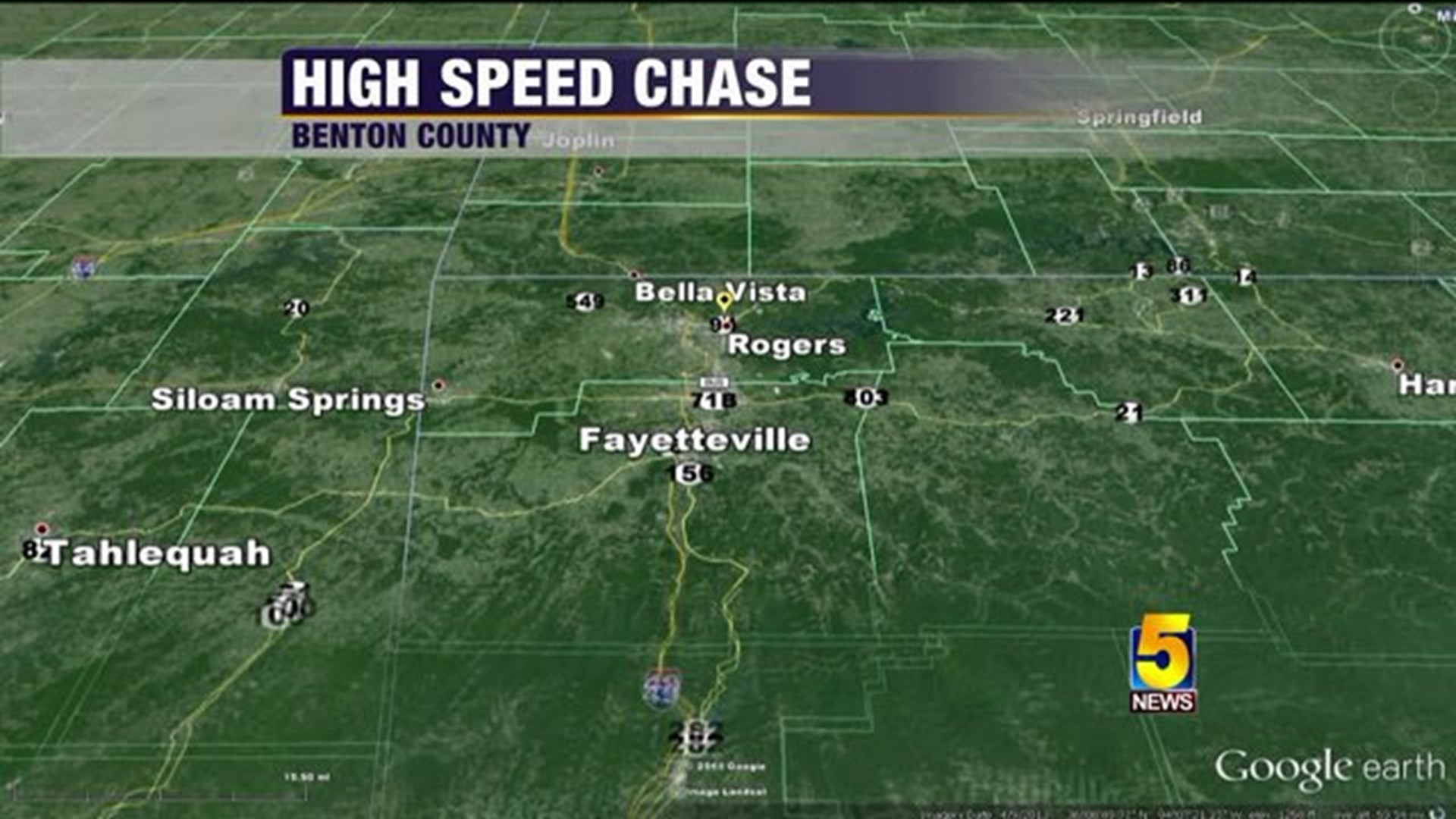 High Speed Chase In Benton County