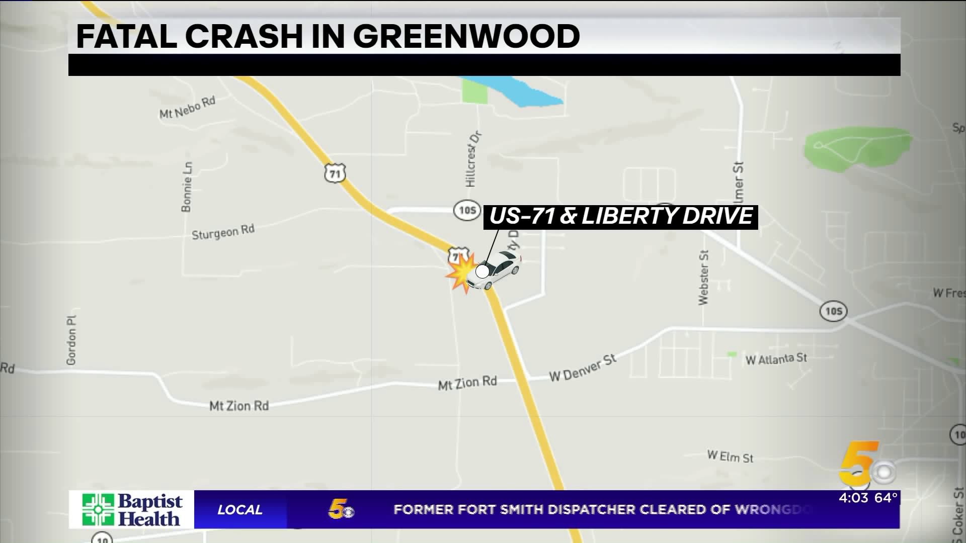 Mansfield Man Dies After Crash On US-71 & Liberty Drive
