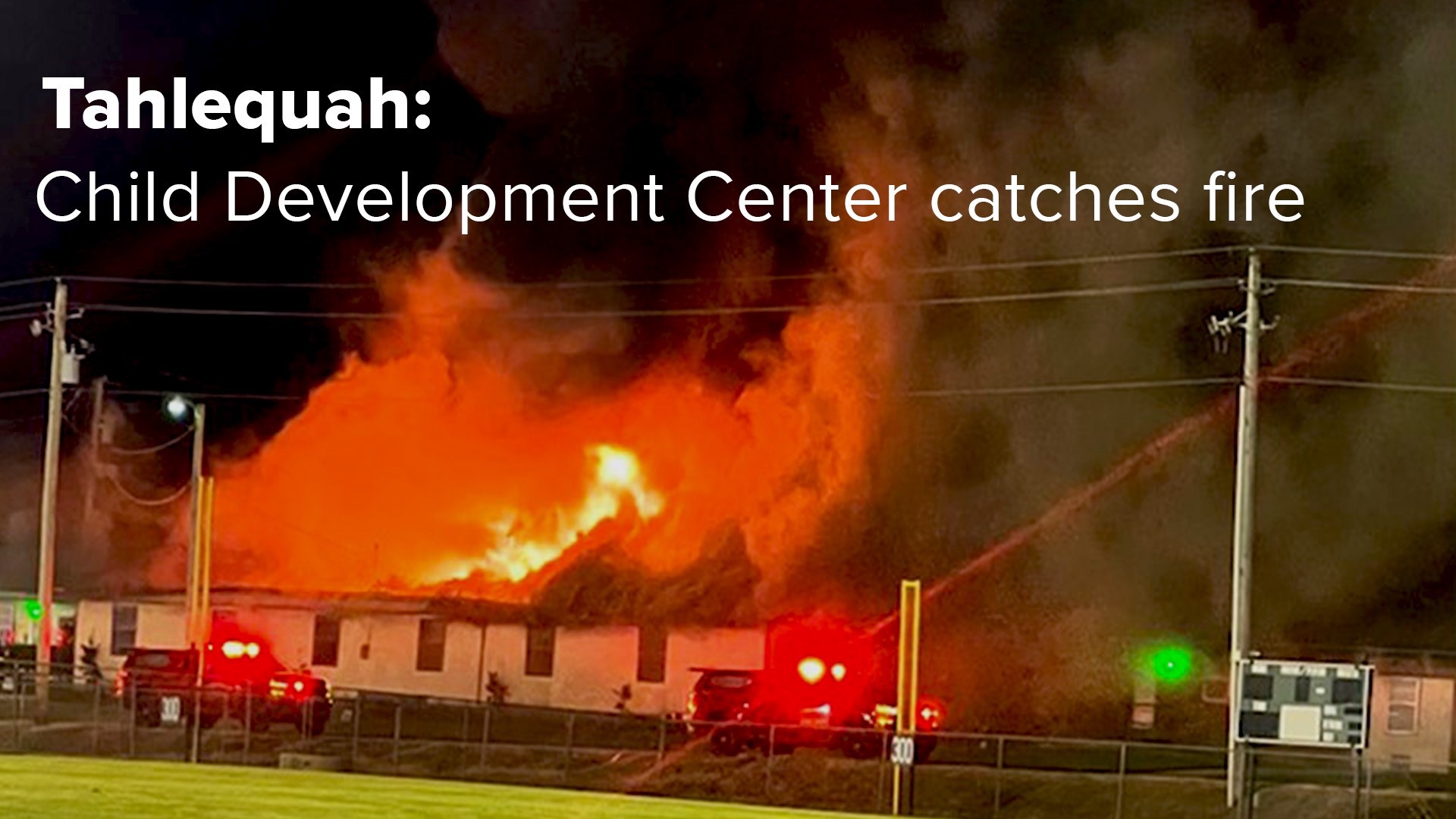 The Tahlequah Fire Department responded to a structure fire at Cherokee Nation Child Development Center on Friday, Aug. 11.