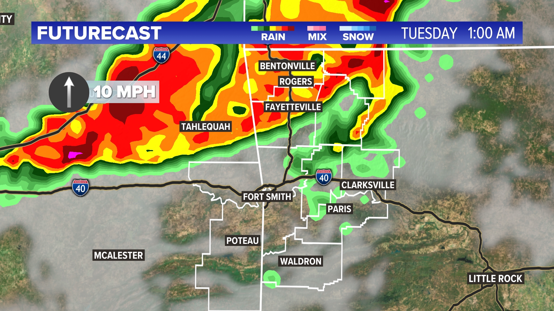 What to expect as multiple rounds of storms roll into Arkansas ...