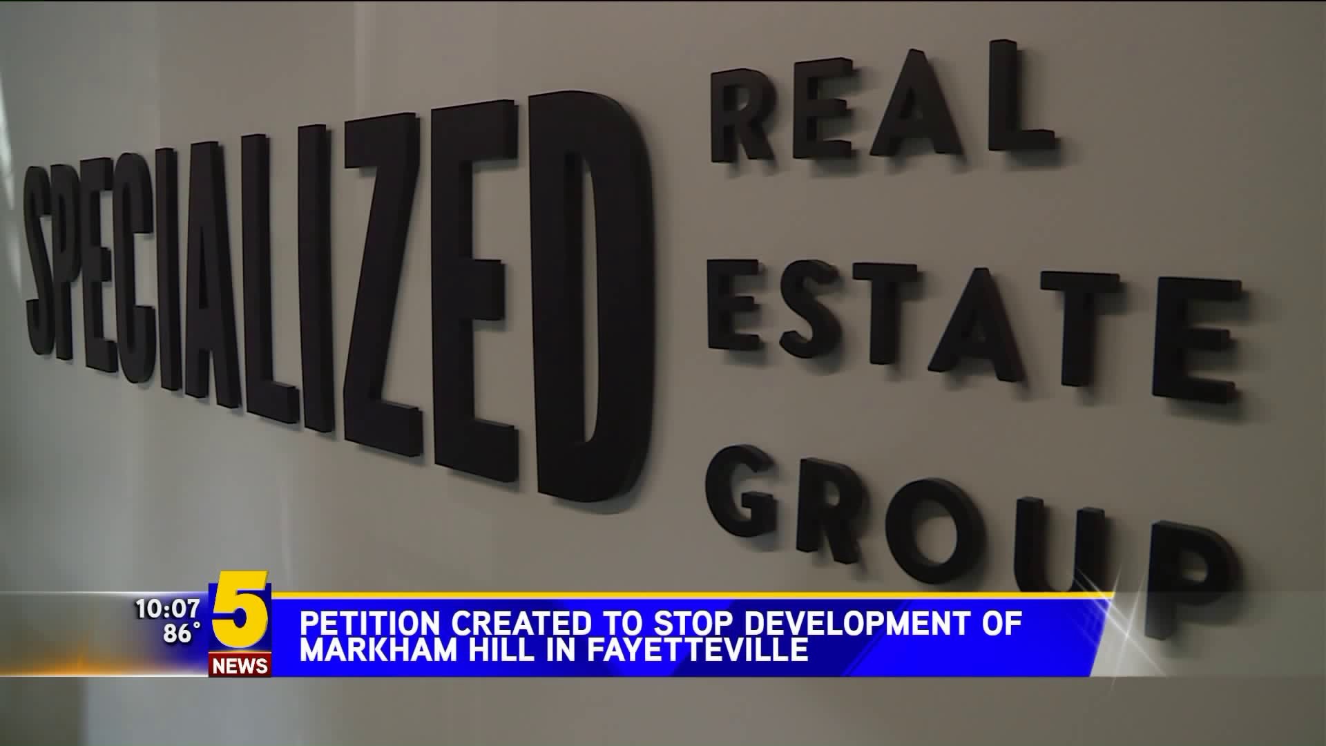 Petition Created To Stop Development Of Markham Hill In Fayetteville