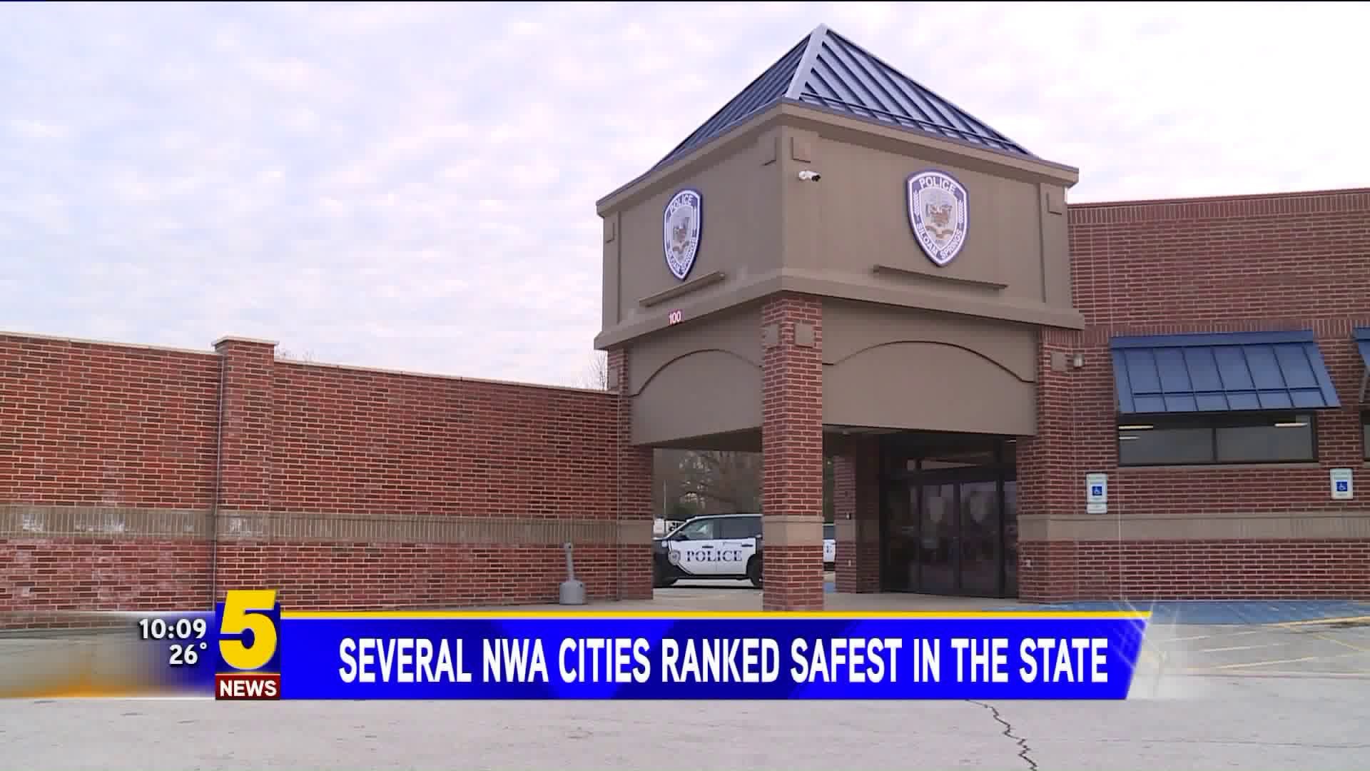 Several NWA Cities Ranked Safest In The State