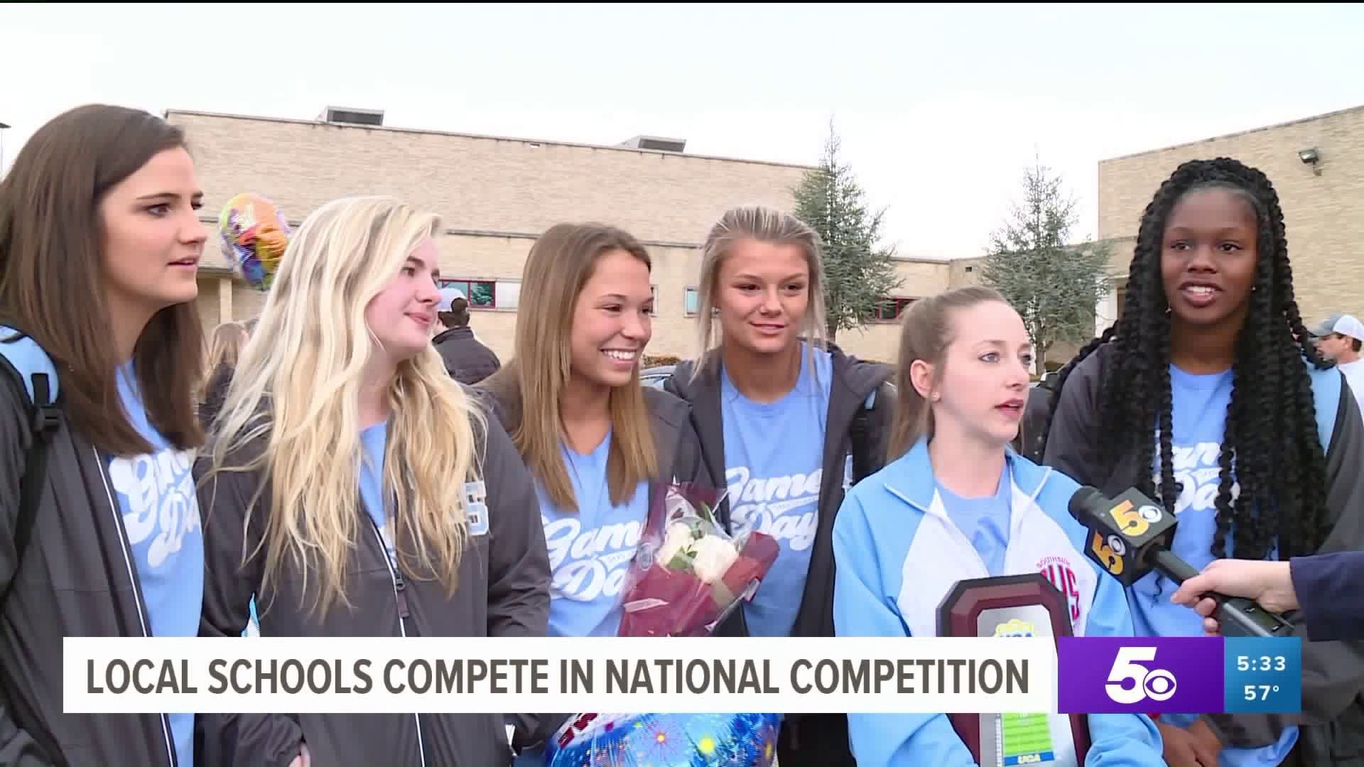 Local Schools Compete In National Cheerleading Competition