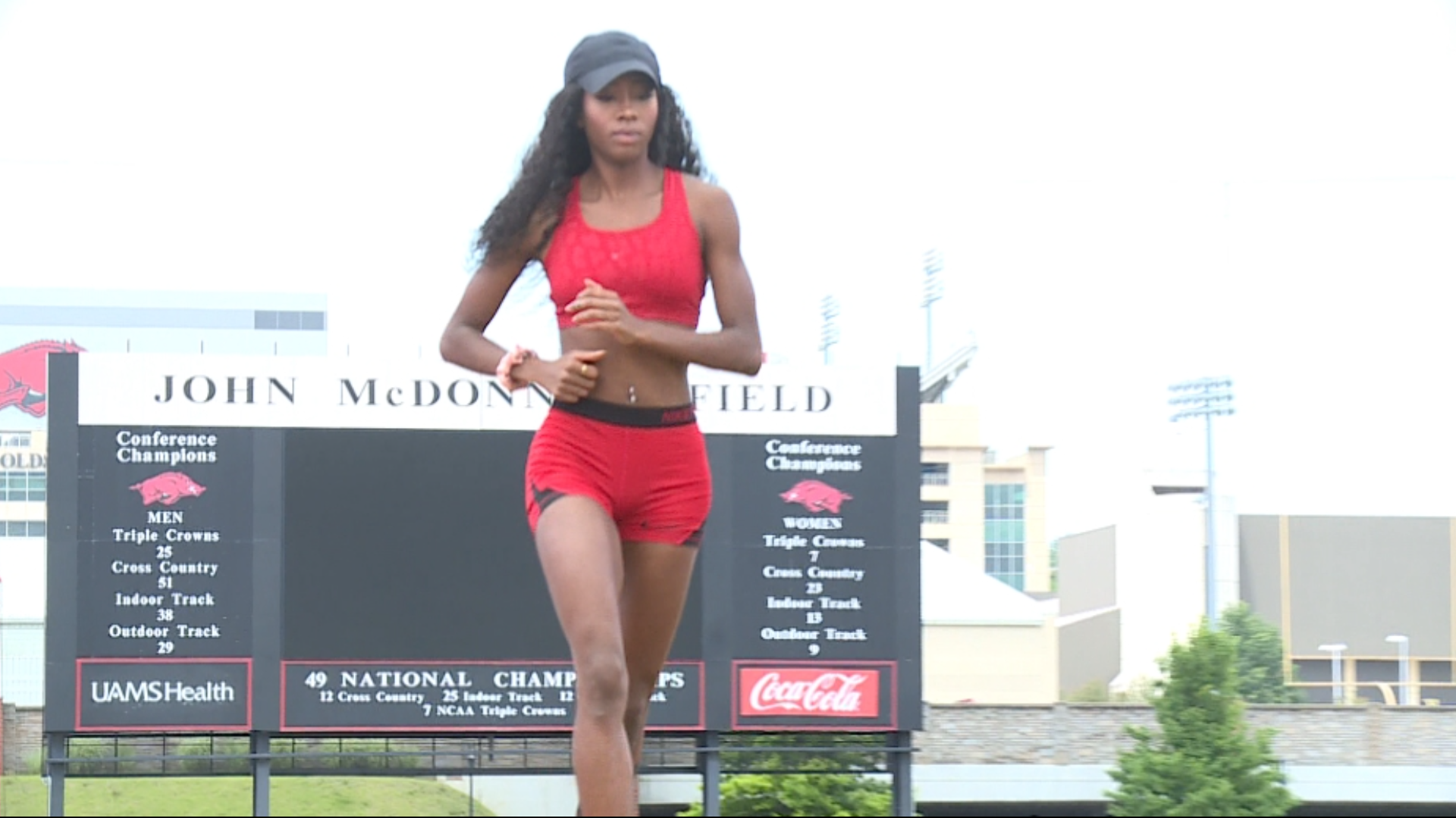 Arkansas track star Britton Wilson has made a habit of smashing records this season. She looks to add to her legacy in Austin, attempting a historic double.