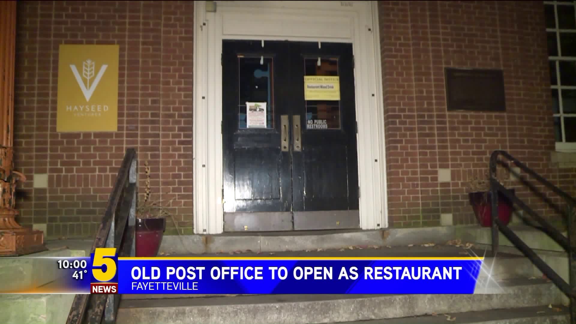 Old Post Office In Fayetteville To Open As Restaurant