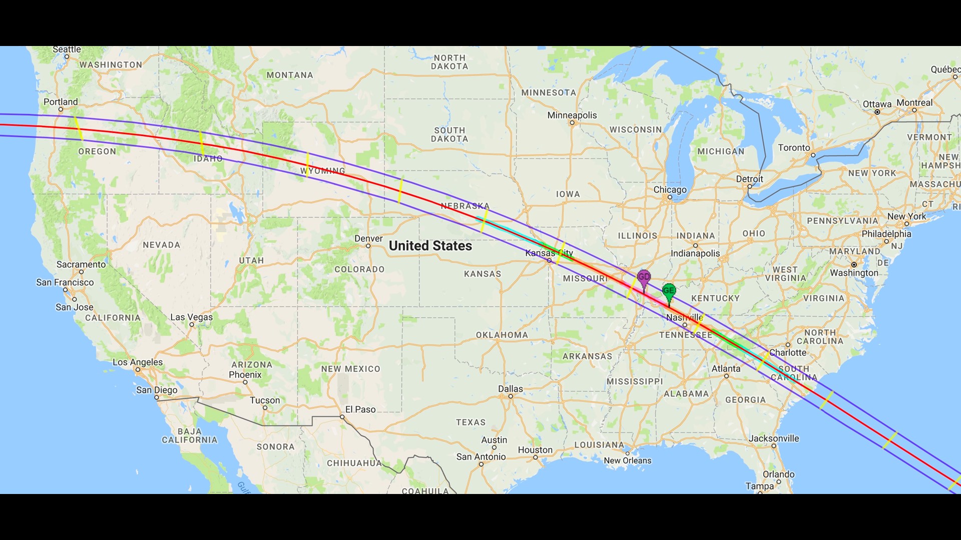 Map Shows How Much Of The Great American Eclipse You Will Be Able To ...