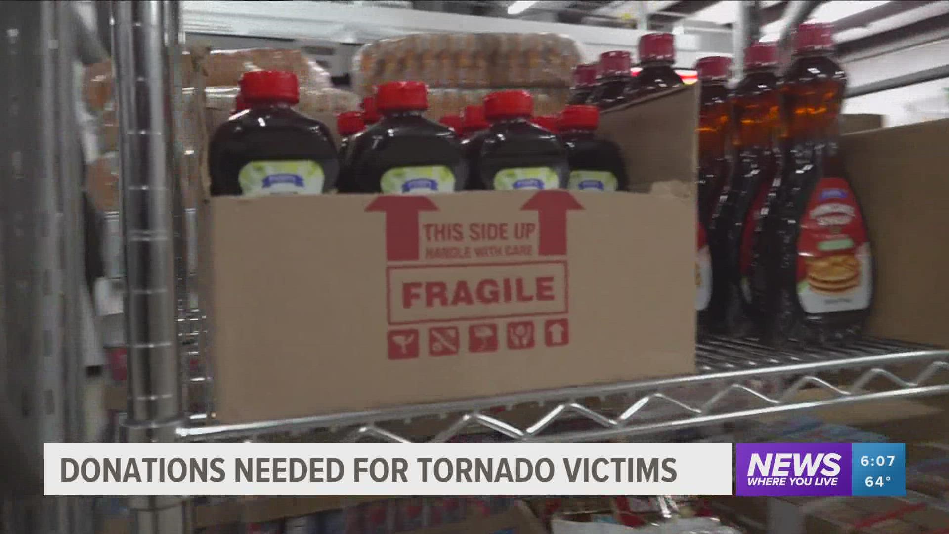 The City of Springdale and its community have come together to aid those in need. They are asking for food, hygiene products, clothes and other donations.