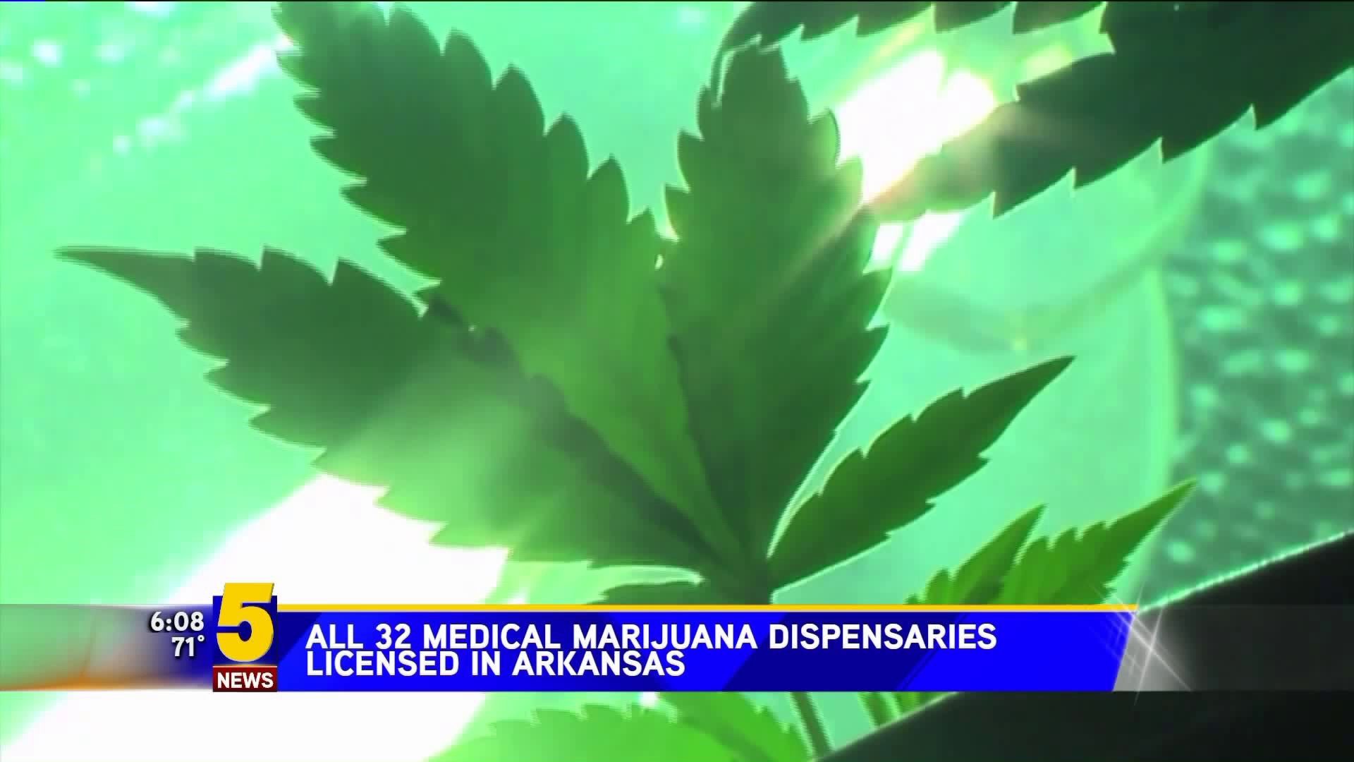 All 32 Medical Marijuana Dispensaries Licensed In Arkansas
