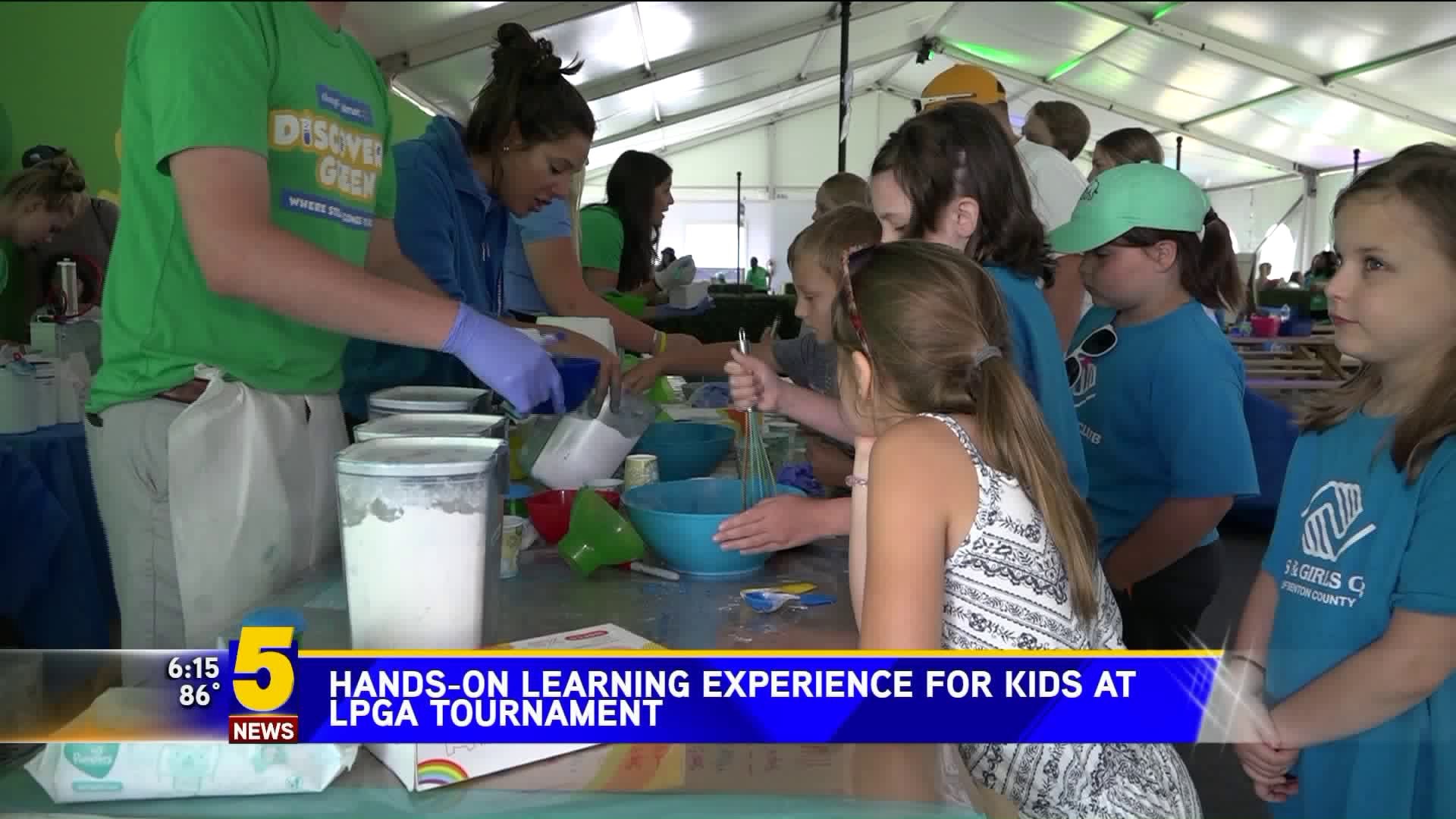 Hands On Learning Experience for Kids at LPGA Tournament
