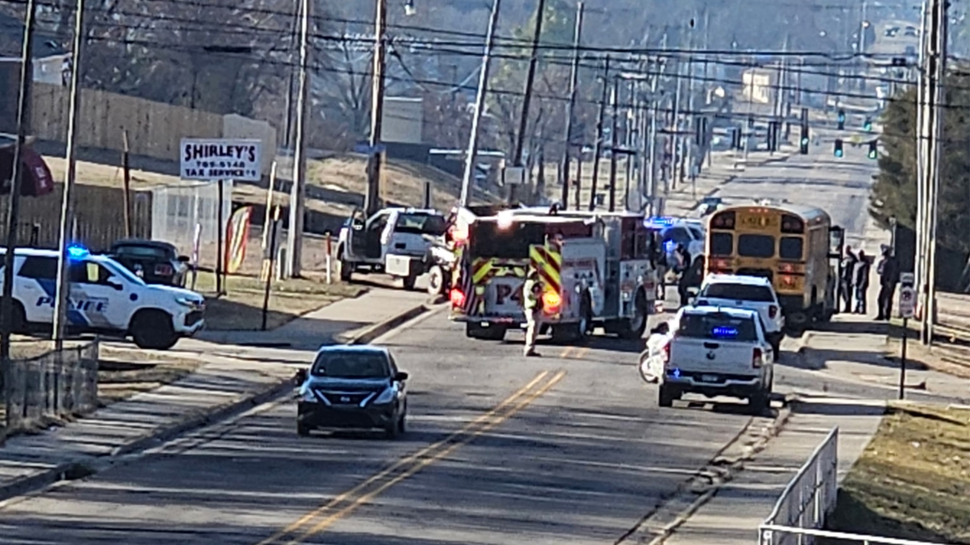 FSPD: School bus collides with vehicle on Jenny Lind, drivers injured ...