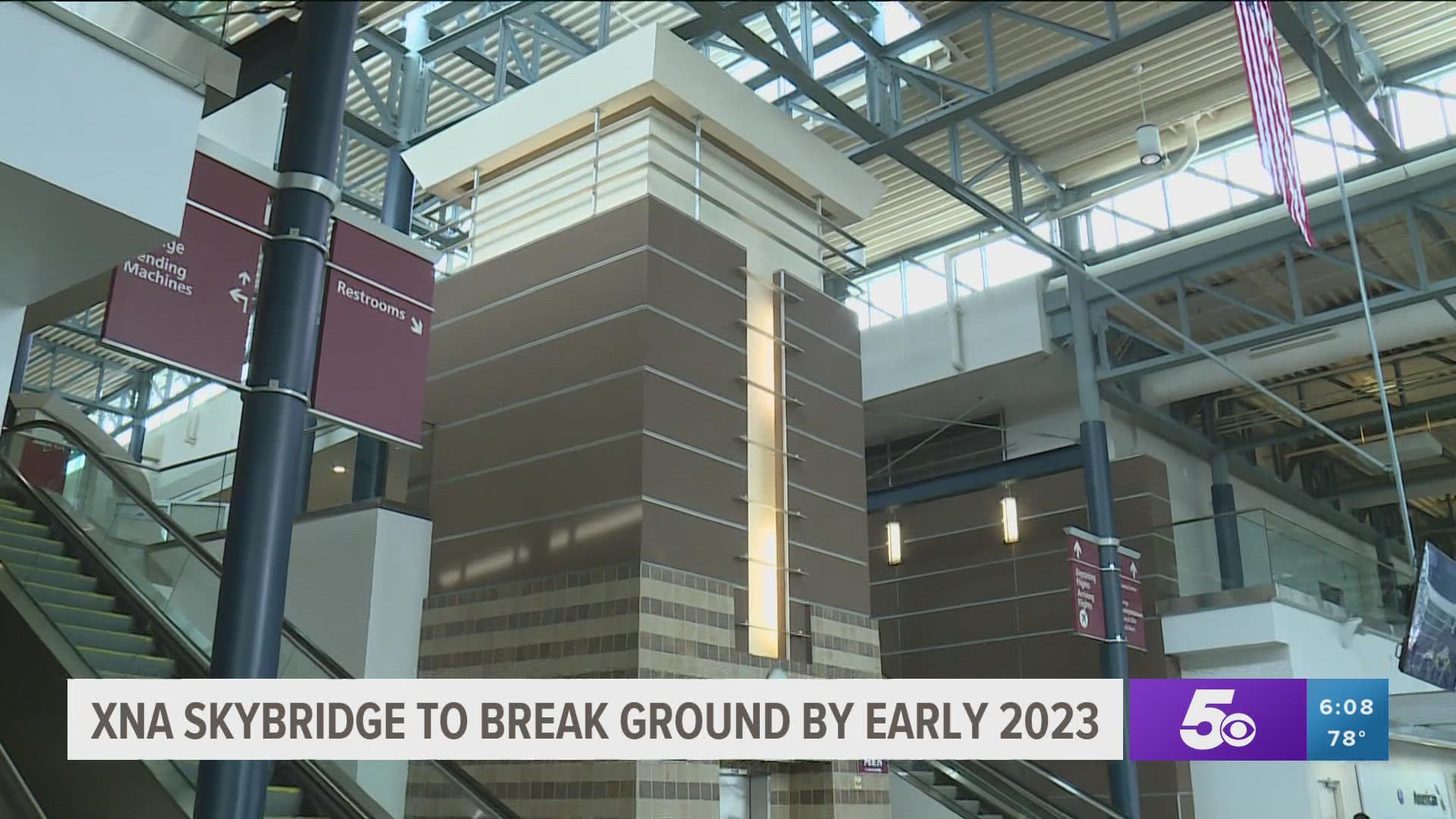 XNA says the project will completely renovate and renew the face of the airport.