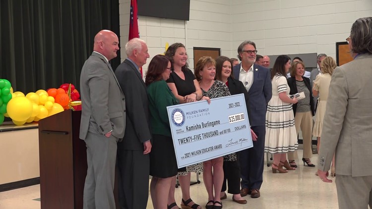 First teacher from Bentonville wins Milken Educator Award in 35 year history