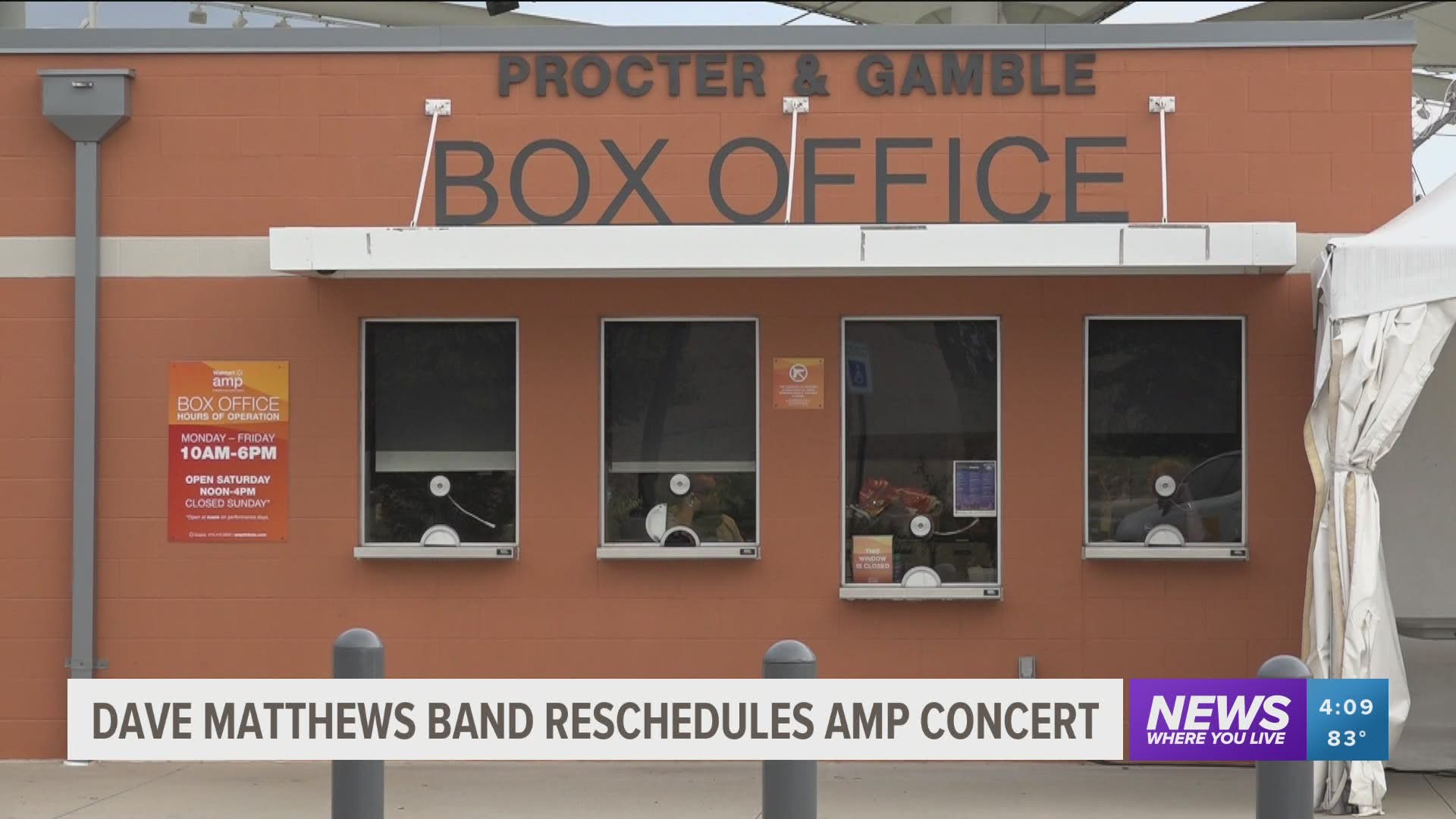 Dave Matthews Band reschedules AMP concert