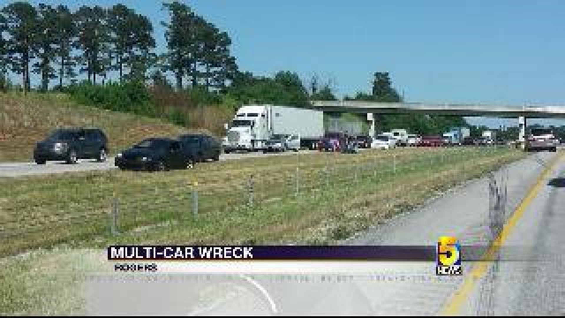 Multi-Car Wreck Sends 3 To Hospital