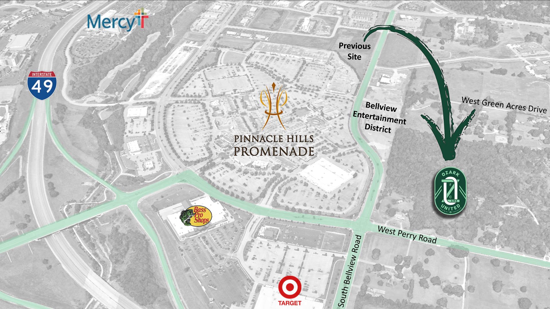 The new site in Rogers is larger than the first one, Ozark United said in a release.