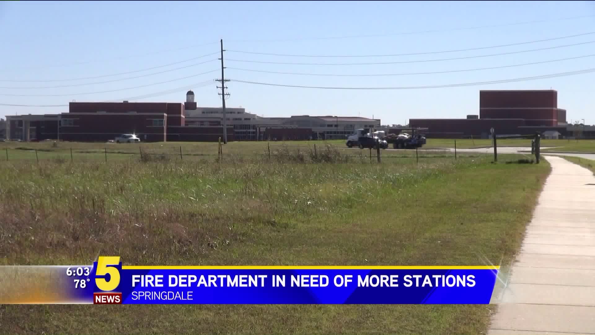Fire Department In Need Of More Stations