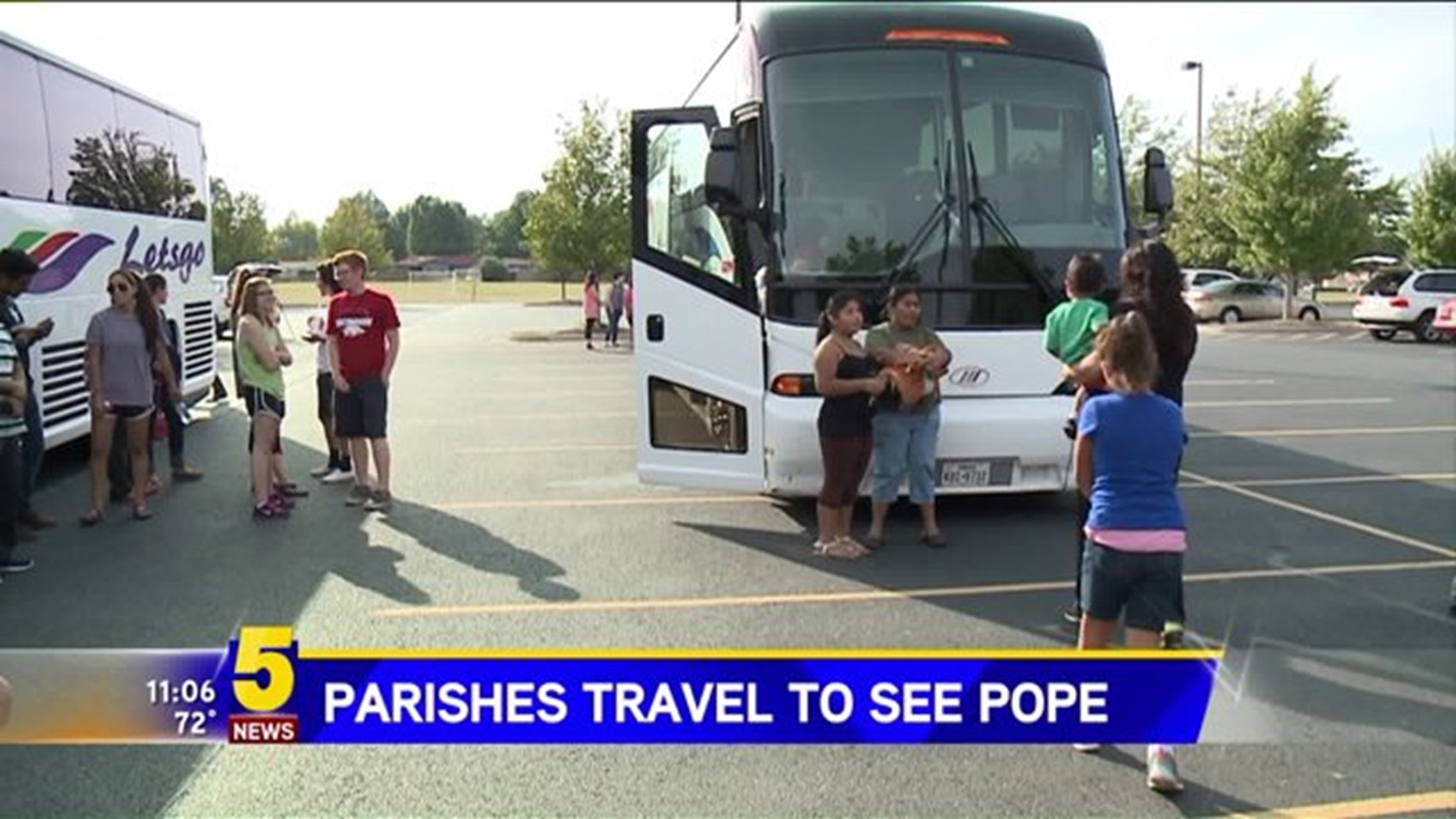 Parishes Travel To See Pope
