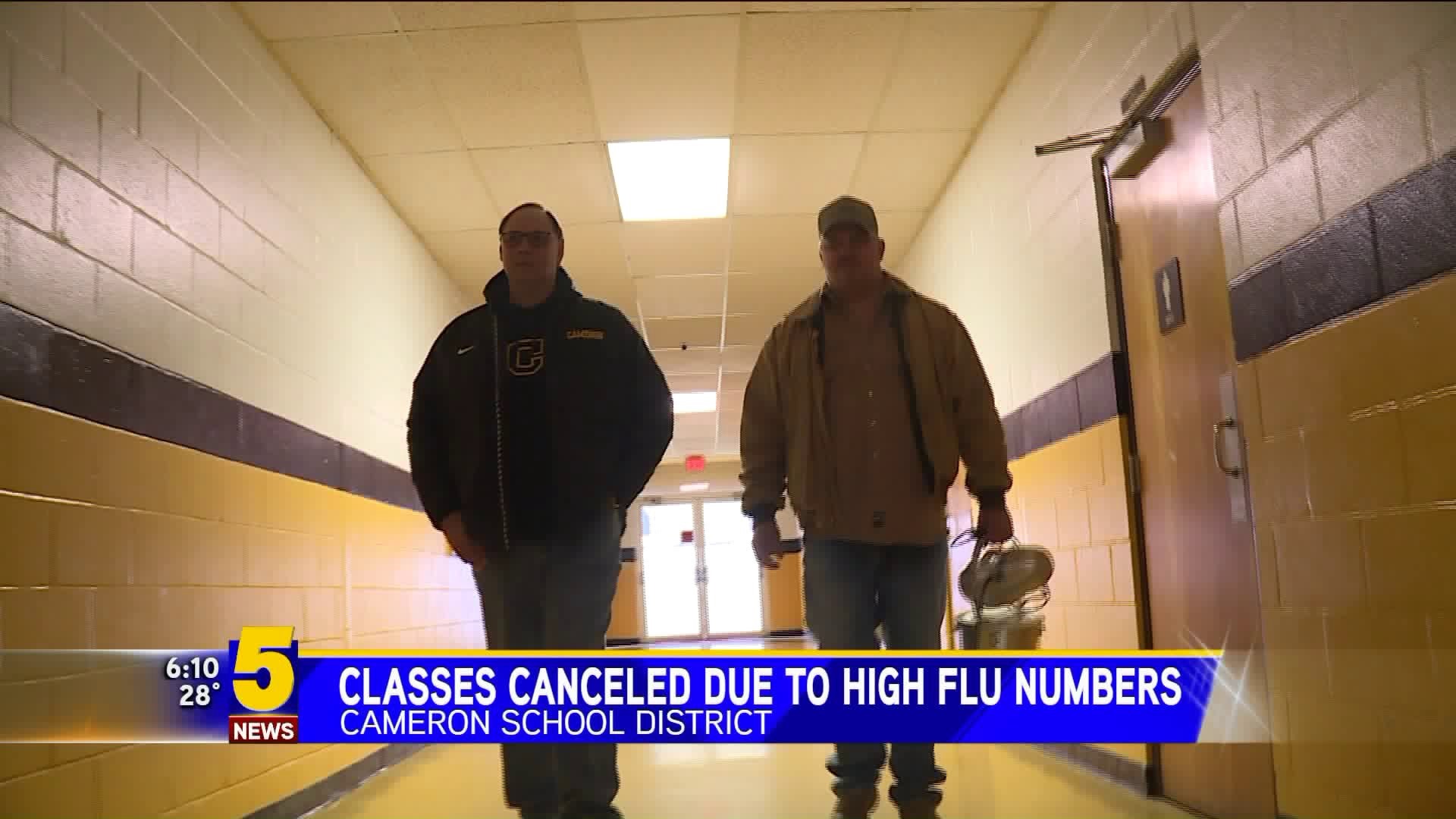 Classes Canceled Due To High Flu Numbers