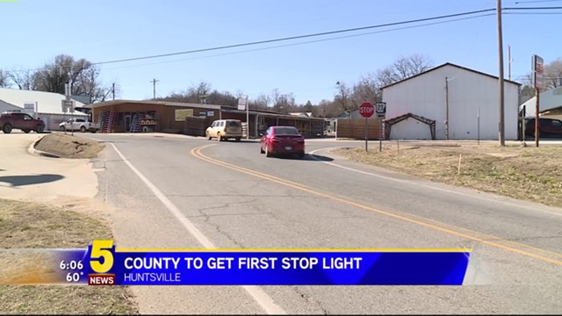 MADISON COUNTY TO GET STOP LIGHT