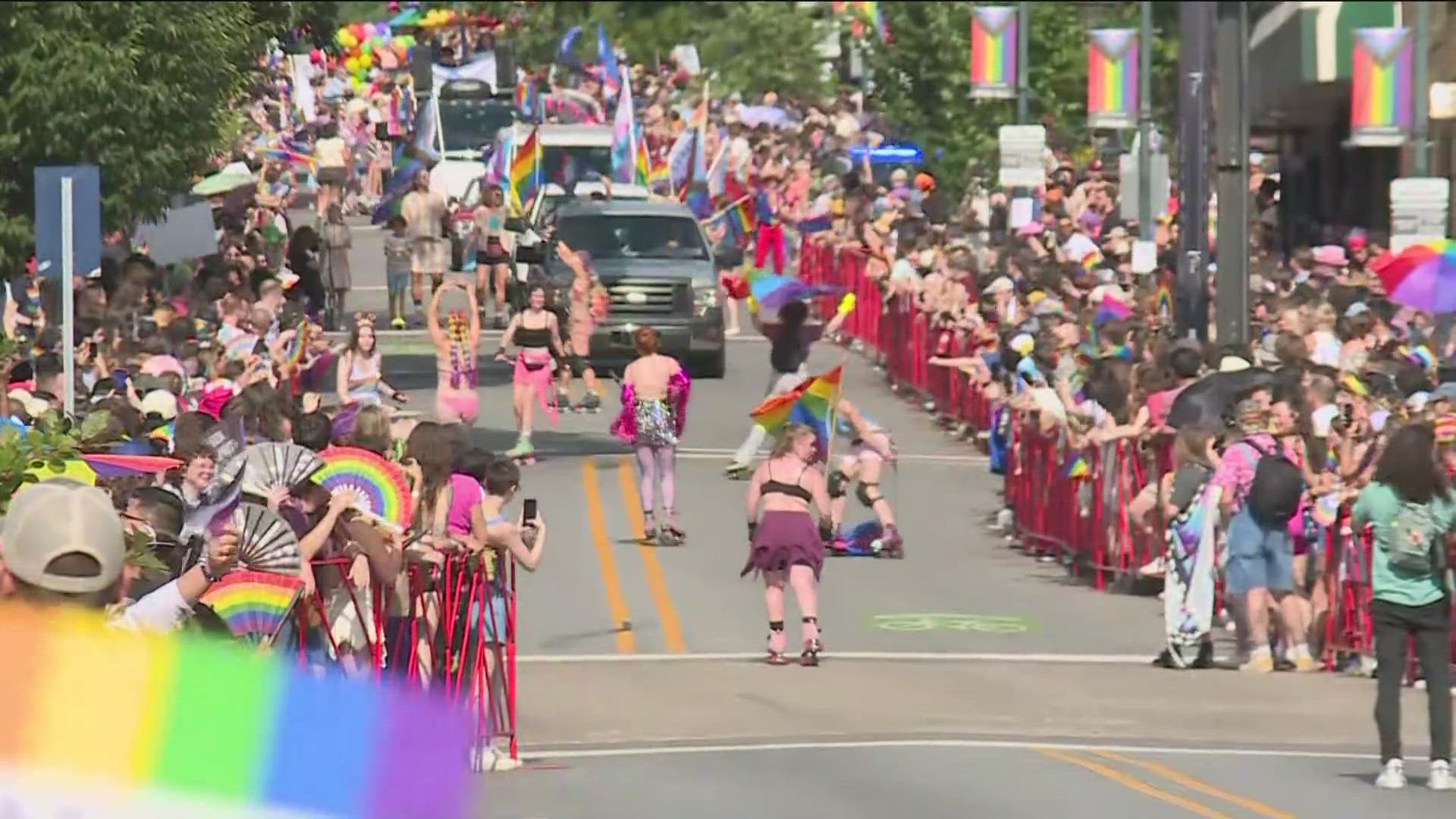 According to event organizers, 40,000 people were expected to attend this weekend.