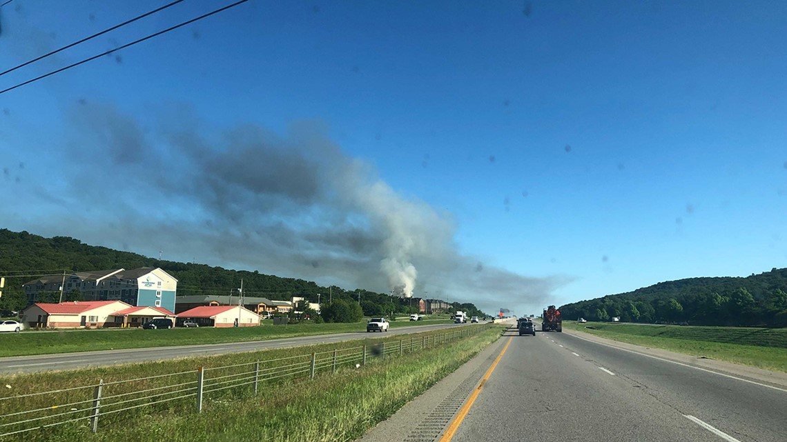 Crews battle massive apartment fire in Fayetteville