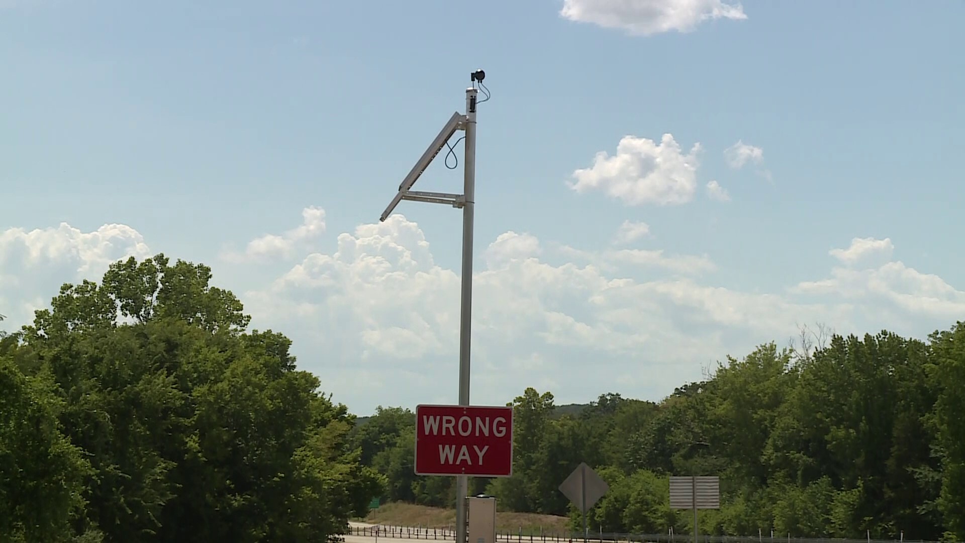 The Oklahoma Department of Transportation is experimenting with infrared cameras to detect motorists who enter the interstate going the wrong way.