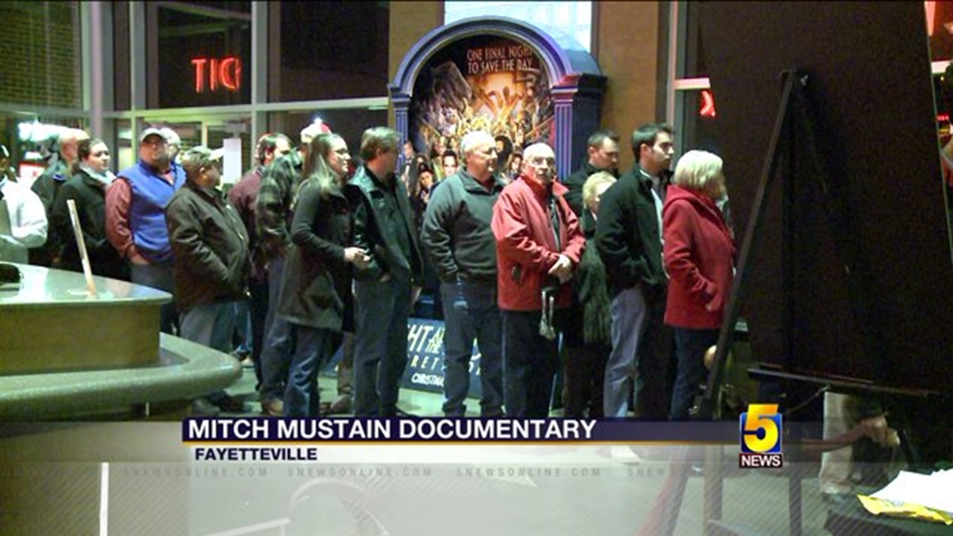 Hundreds Turn Out For Mustain Movie