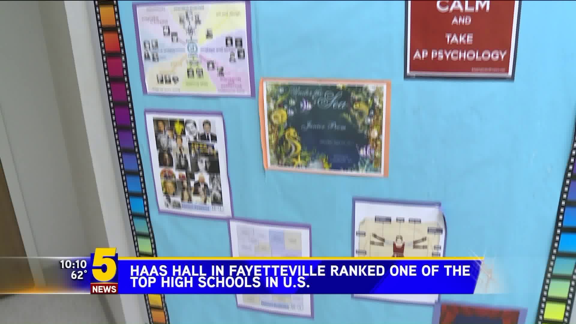 Haas Hall in Fayetteville Ranked One of Top High Schools in US