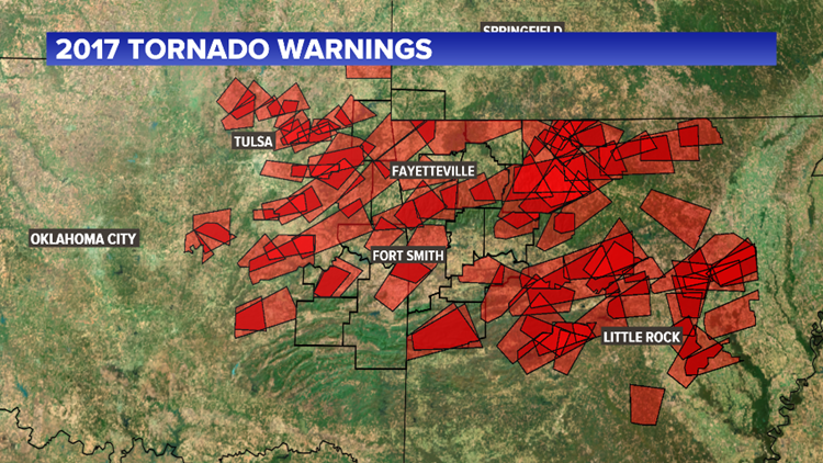 Tornado Warnings Year By Year 8257