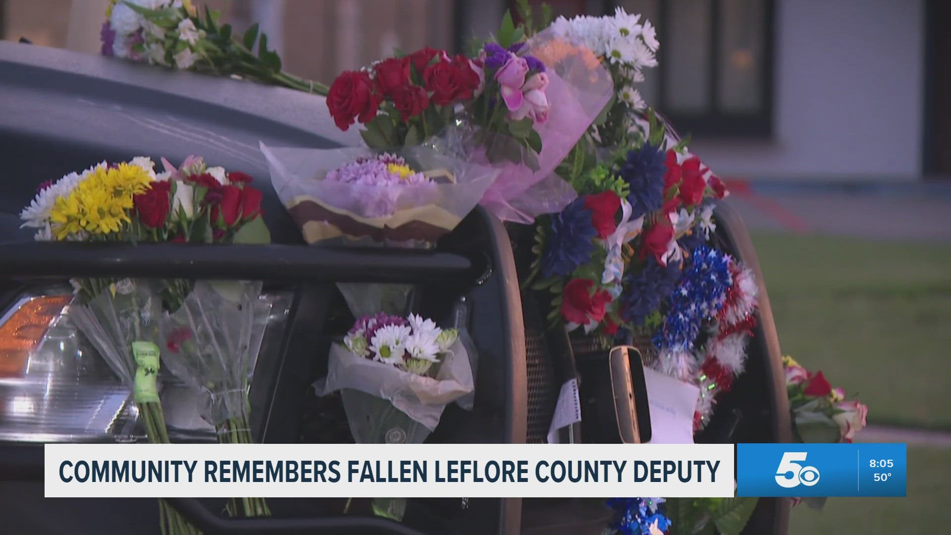 LeFlore County Sheriff's Office places fallen deputy's patrol car ...