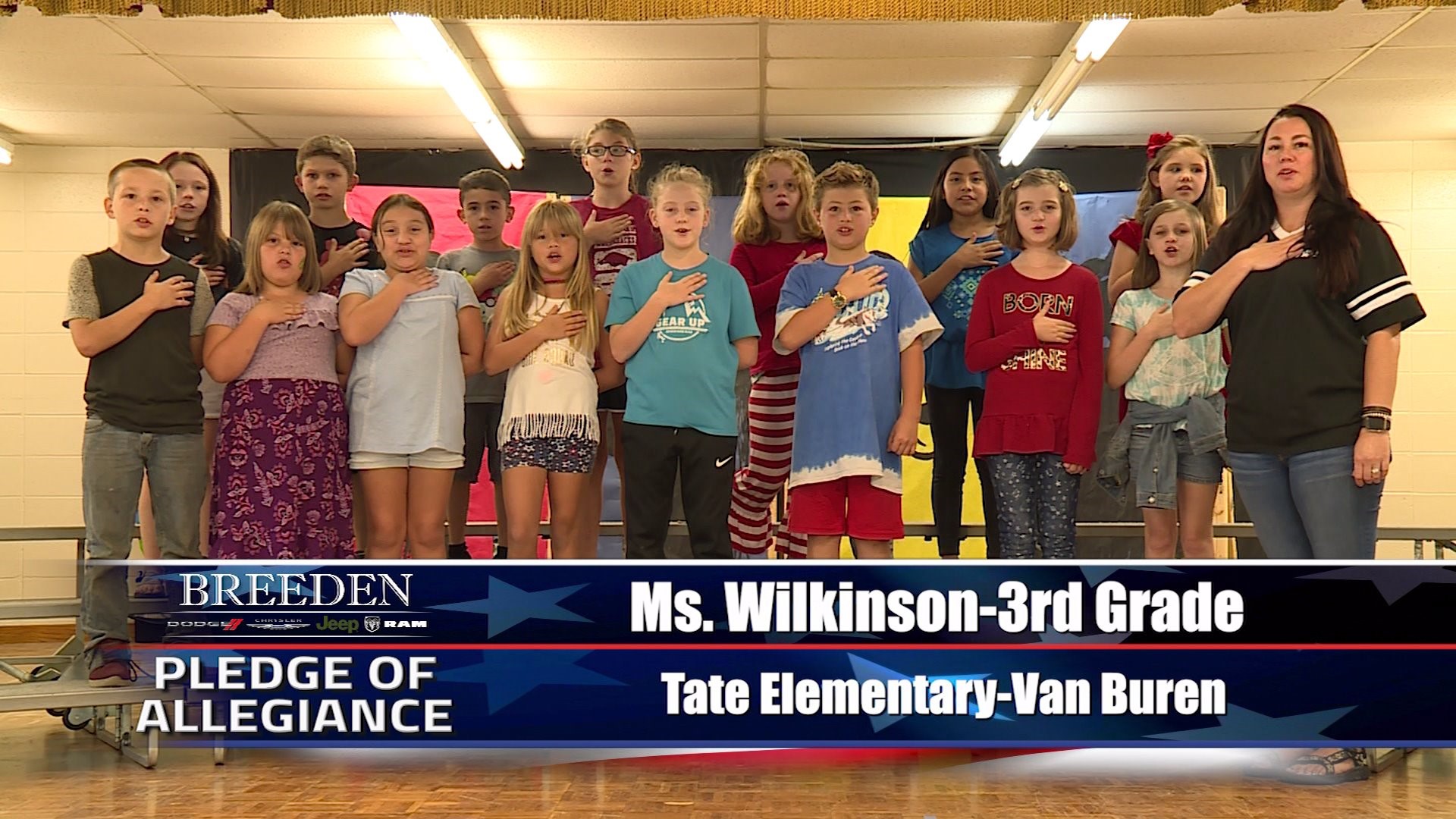 Ms. Wilkinson  3rd Grade Tate Elementary, Van Buren