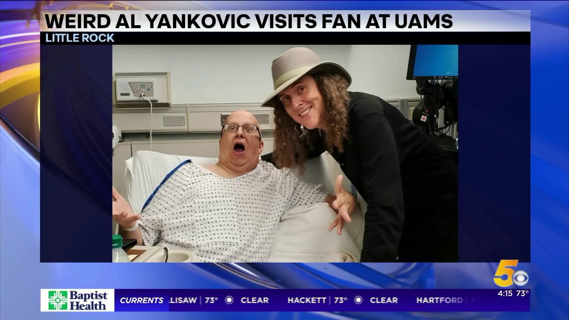 Longtime Fan Undergoing Cancer Treatments At UAMS Surprised By Visit From Weird Al Yankovic