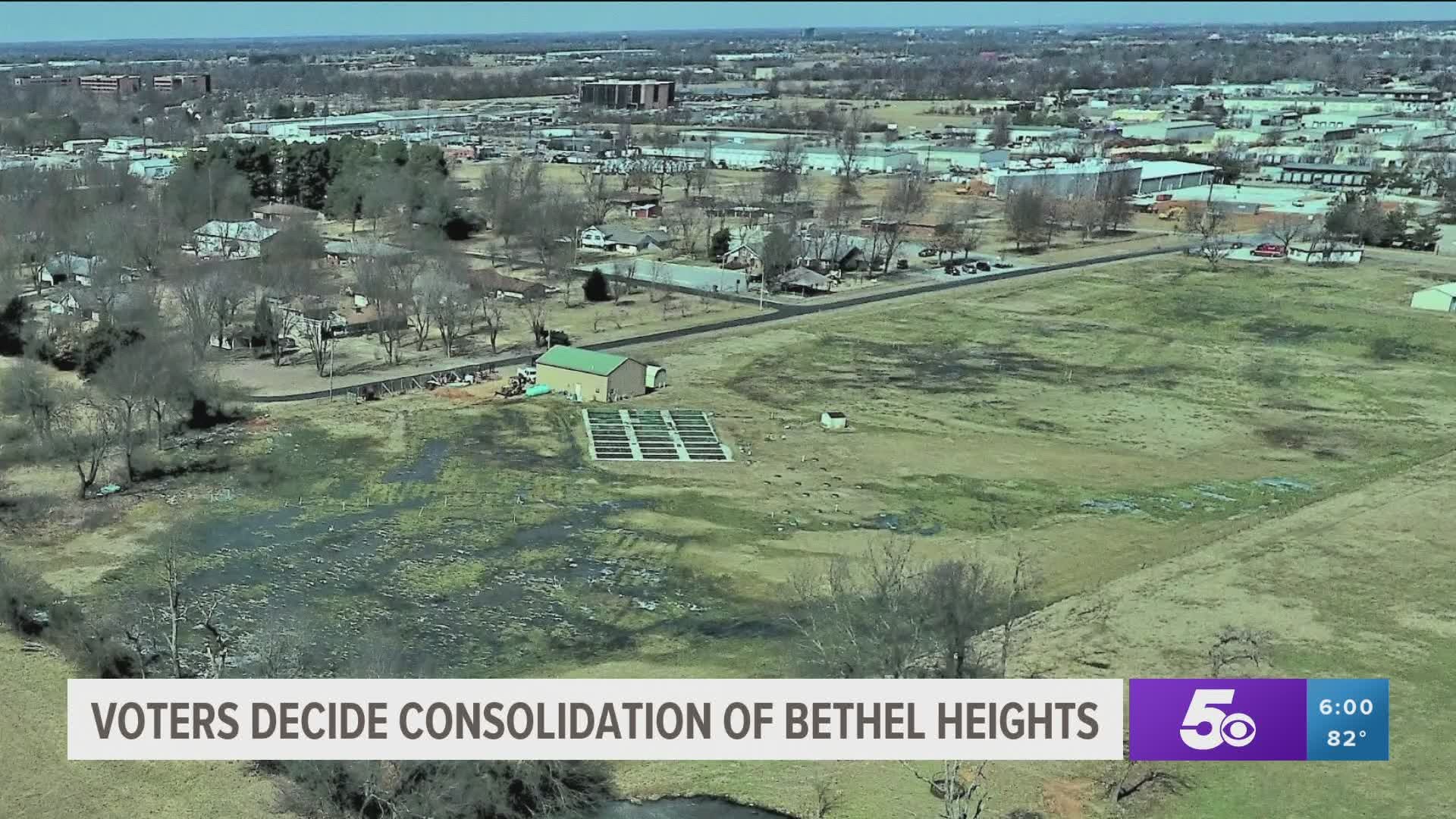 If approved by voters, Bethel Heights could soon be part of Springdale. https://bit.ly/2PtRF7M