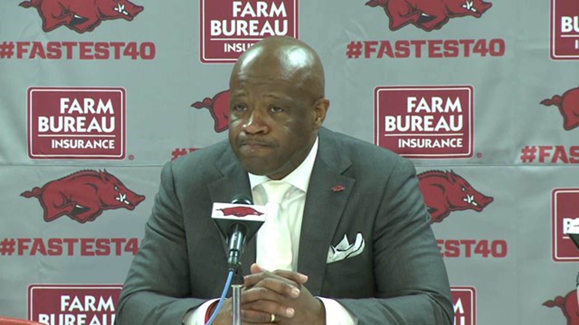 Mike Anderson Talks Loss To Kentucky