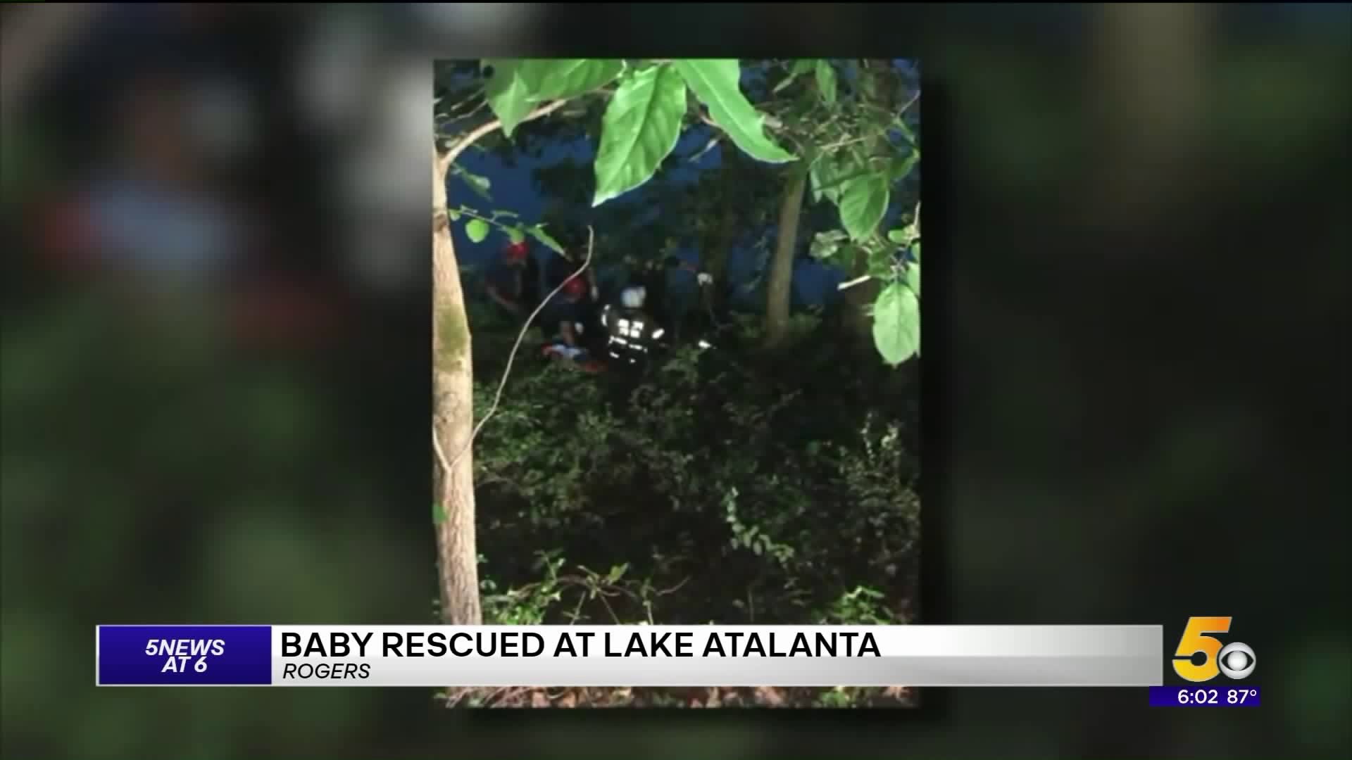 Baby Rescued At Lake Atalanta In Rogers