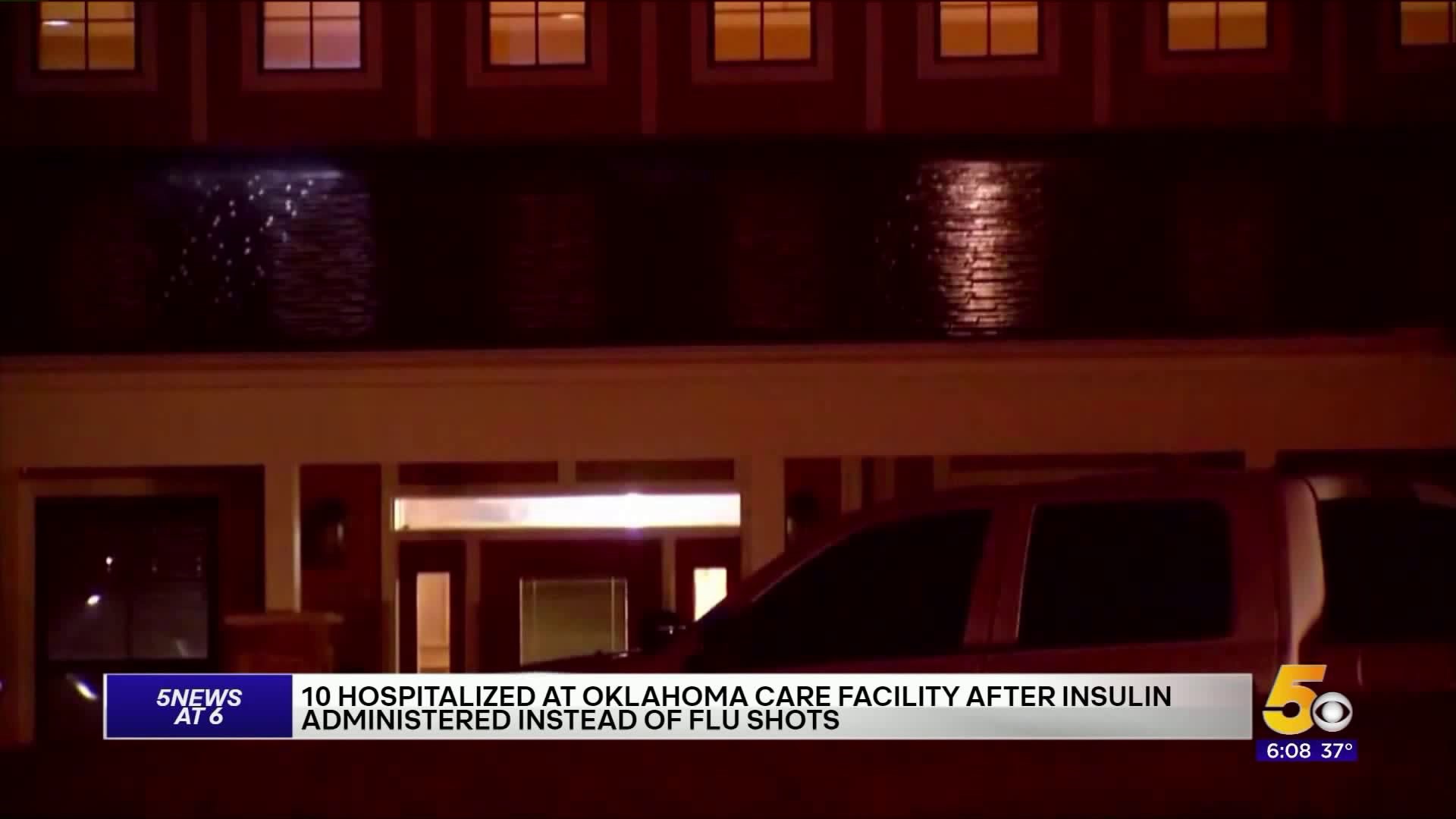10 People At Oklahoma Care Facility Hospitalized After Insulin Administered Instead Of Flu Shots