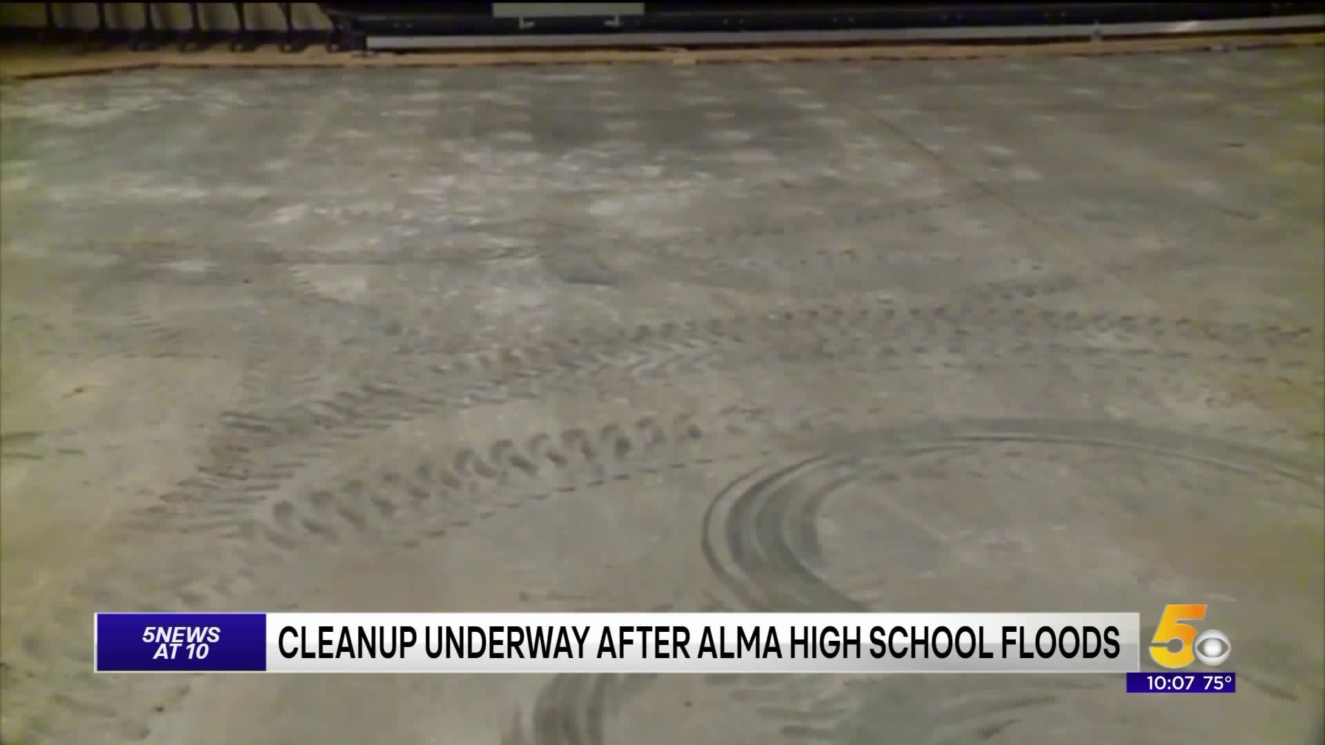 Cleanup Underway After Alma High School Floods