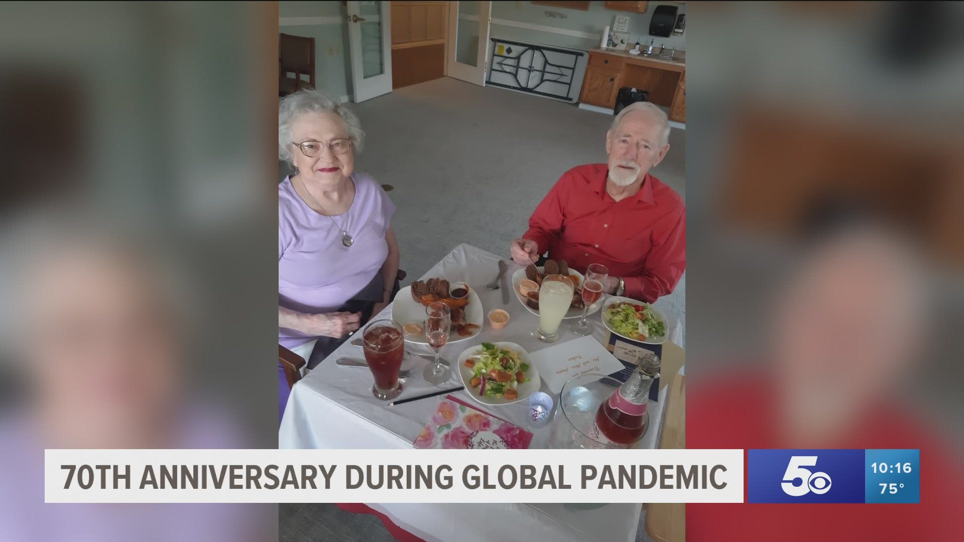 Local couple celebrates 70th anniversary in quarantine