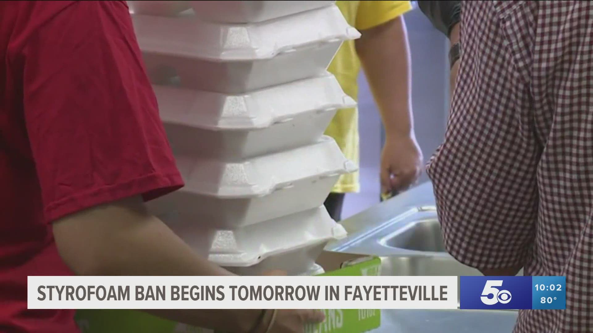 Fayetteville Styrofoam ban begins July 1st