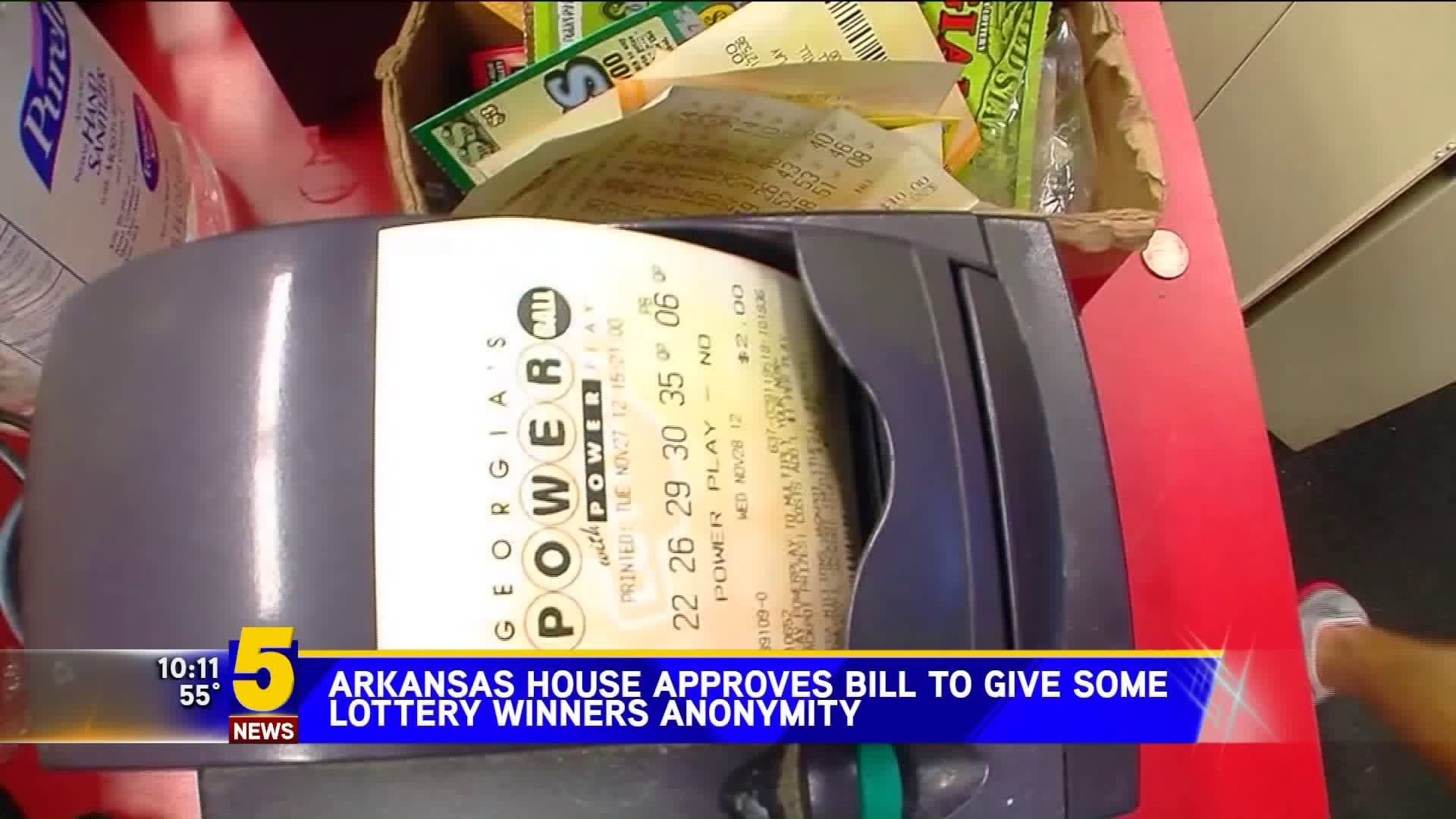 AR House Approves Bill To Give Some Lottery Winners