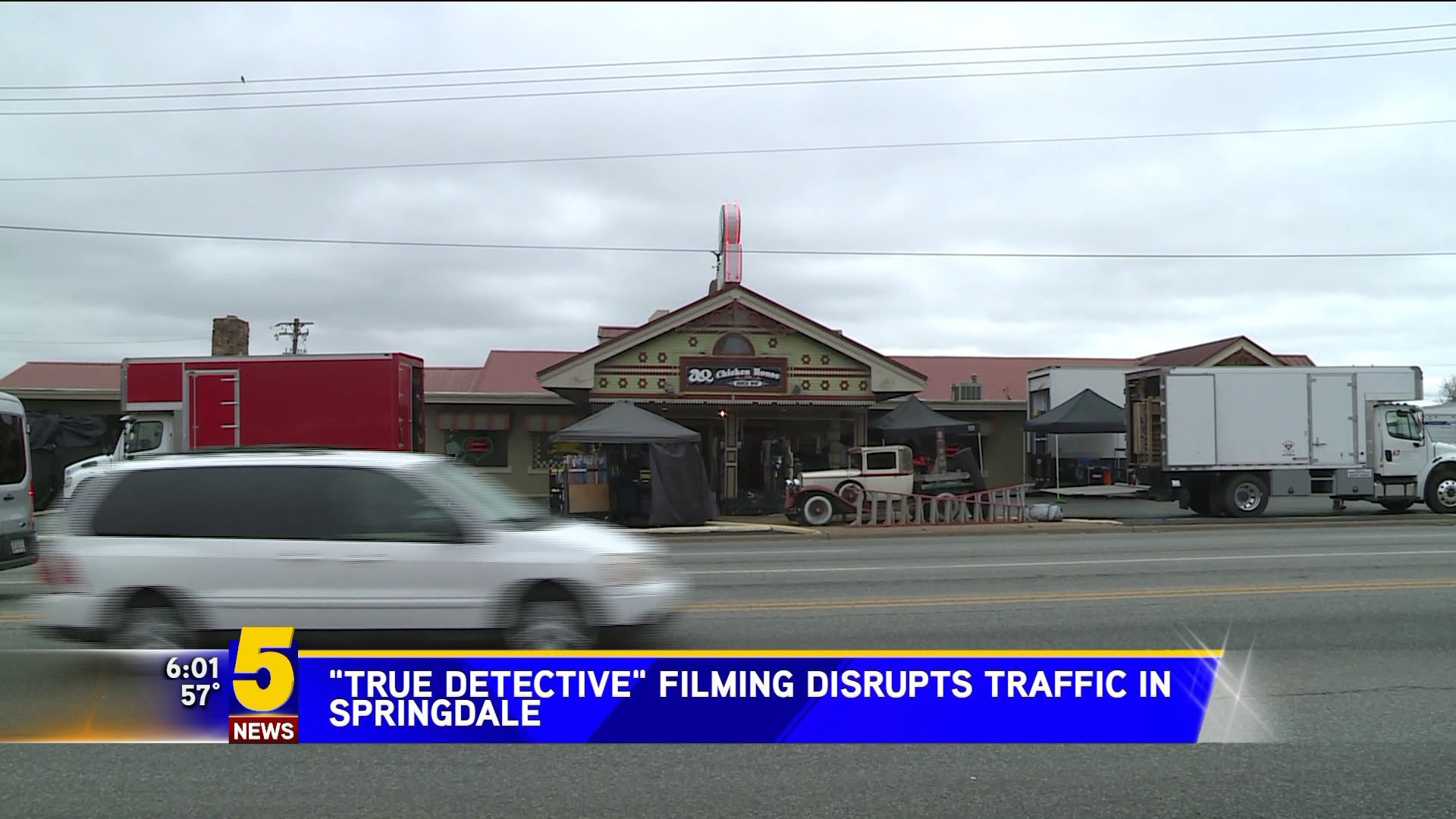 "True Detective" Delays Traffic In Springdale