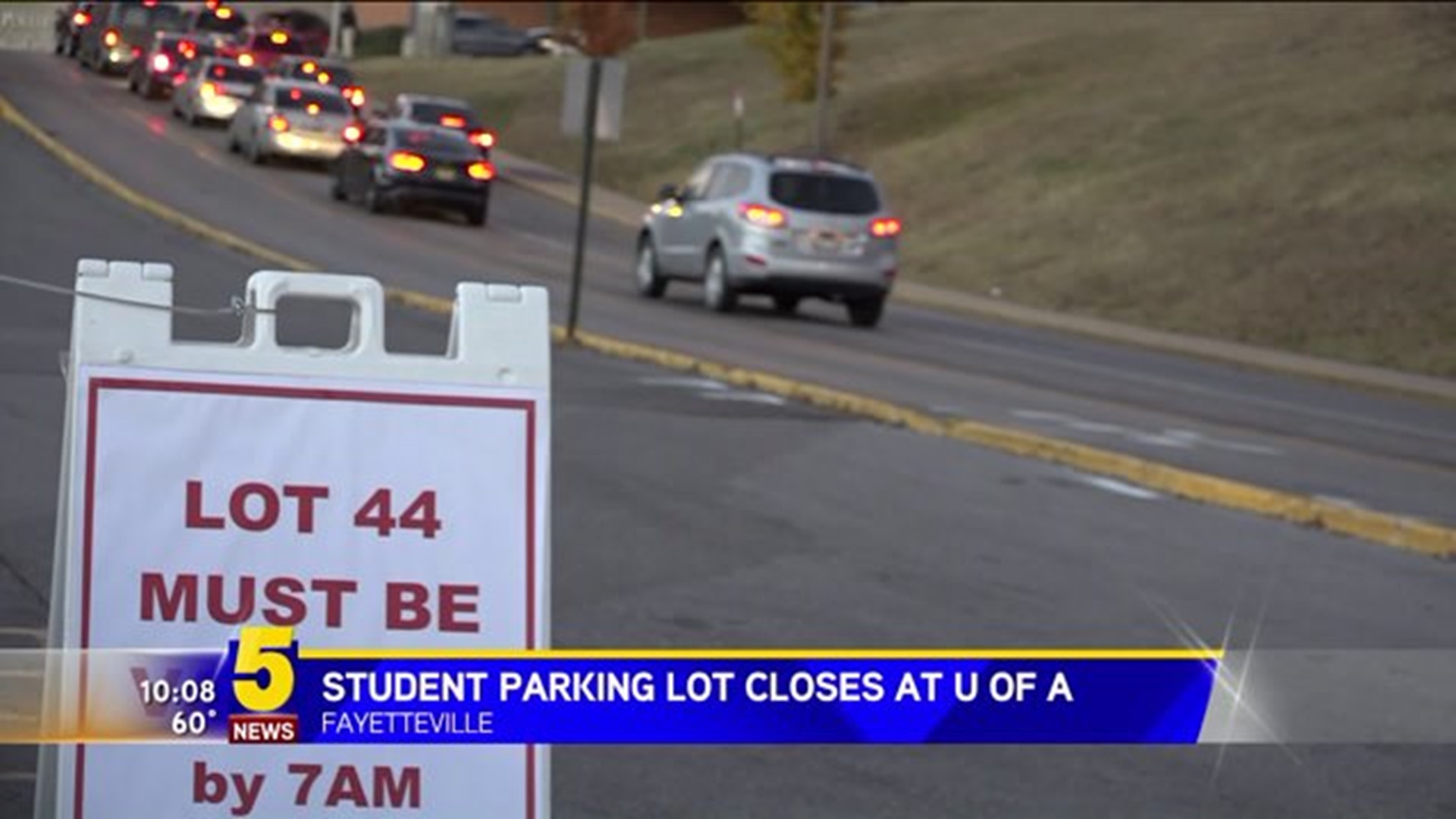 Student Parking Lot Closes At U Of A