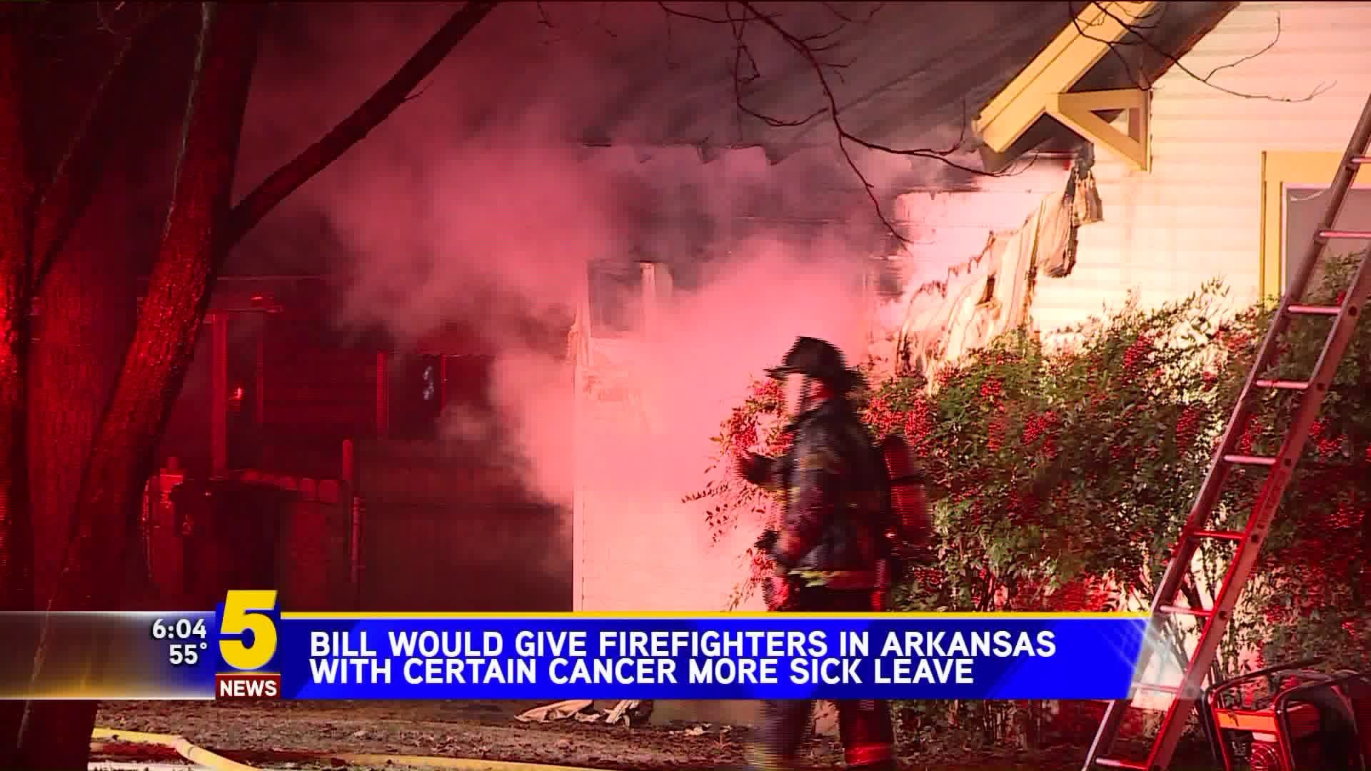 Bill Would Give Firefighters In Arkansas With Certain Cancer More Sick Leave
