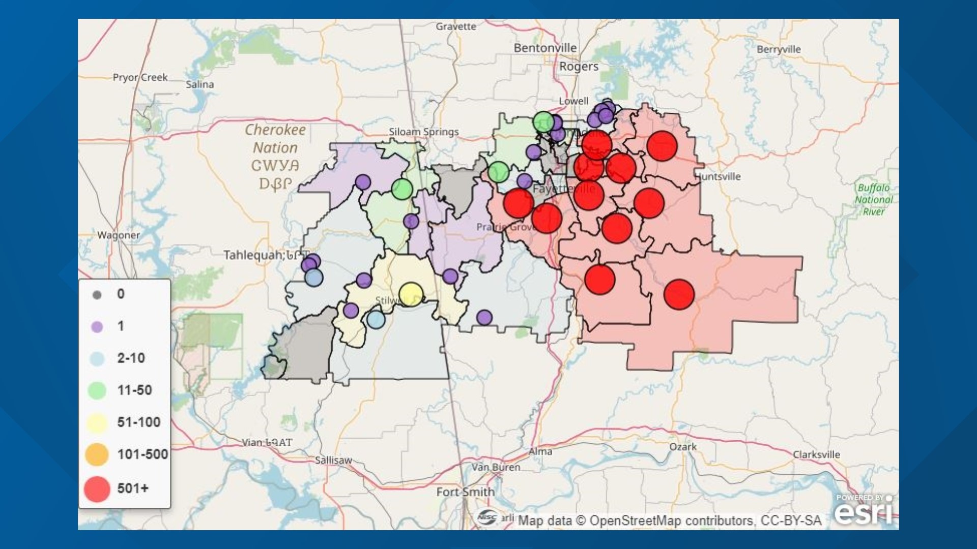 Power outages across Arkansas due to severe weather 5newsonline